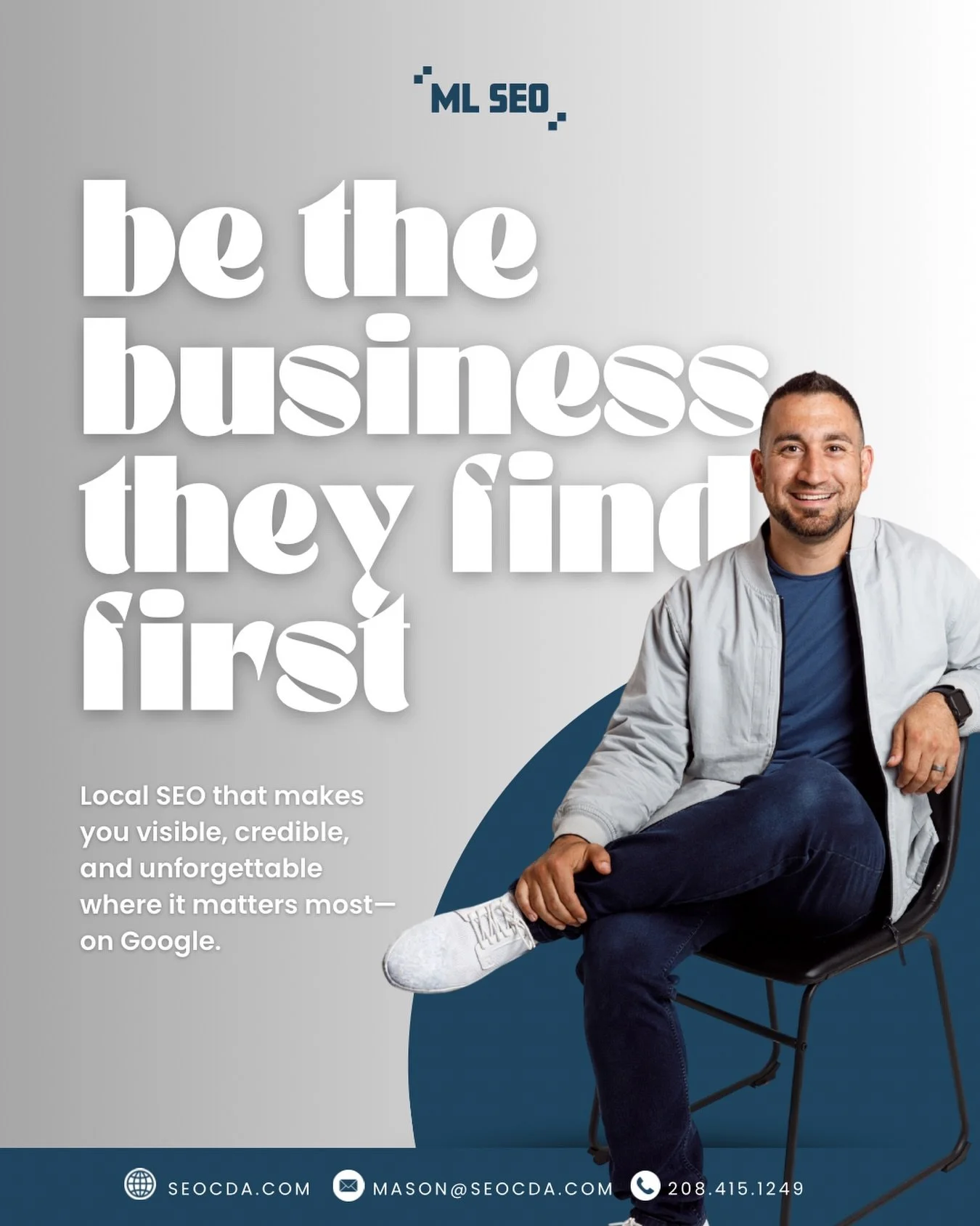 Be the business they find first.

The best business doesn&rsquo;t always win.

The business that&rsquo;s easiest to find does.

Think about the last time you needed a service. Maybe a chiropractor, plumber, roofer, coffee shop, or mechanic. Chances a