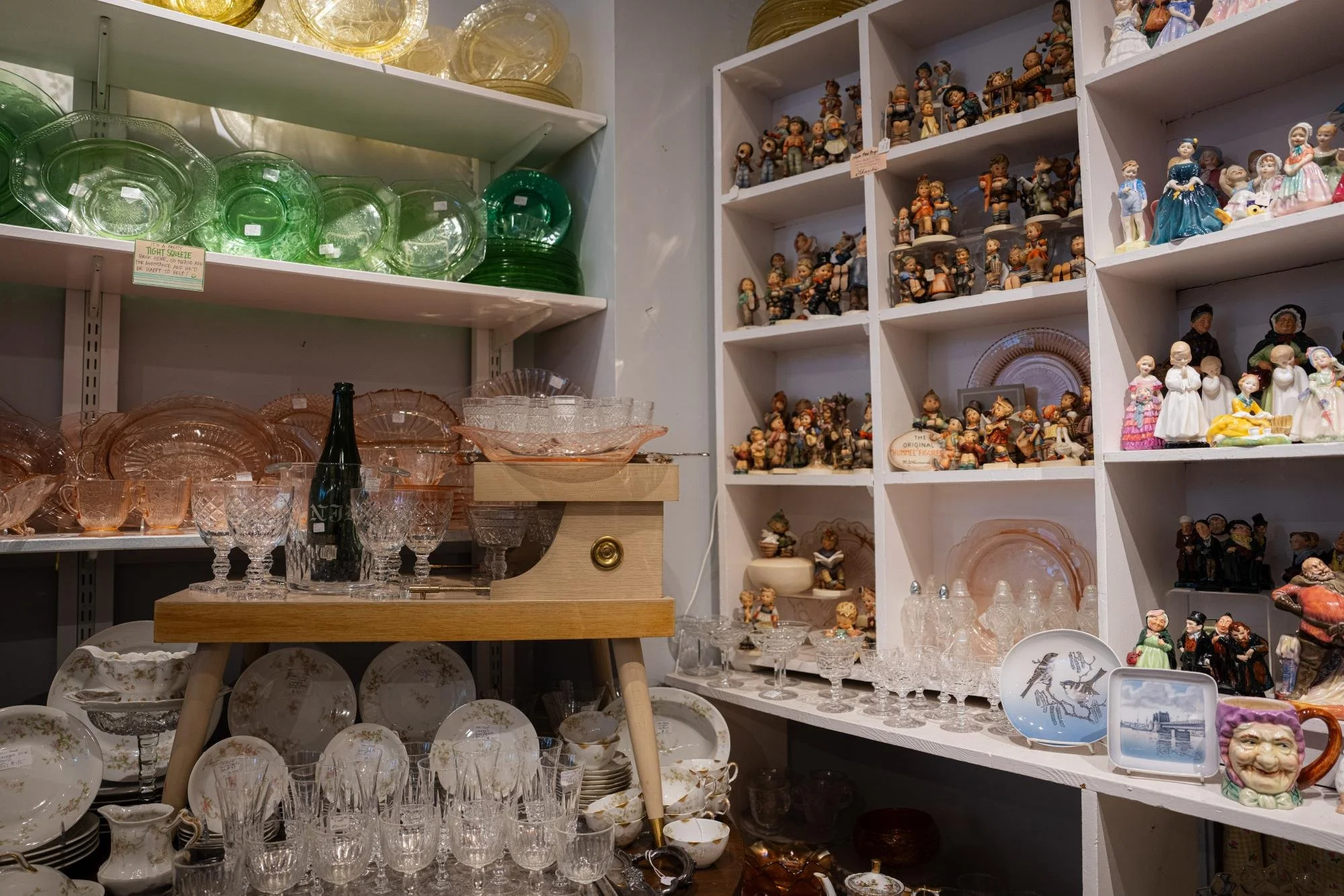 The shop is filled to the brim with various antiques, collectibles and trinkets. Over the years, Okamoto has changed the items in her shop in response to what customers want.

“Things can be super hot and in demand, and two years later, nobody wants 