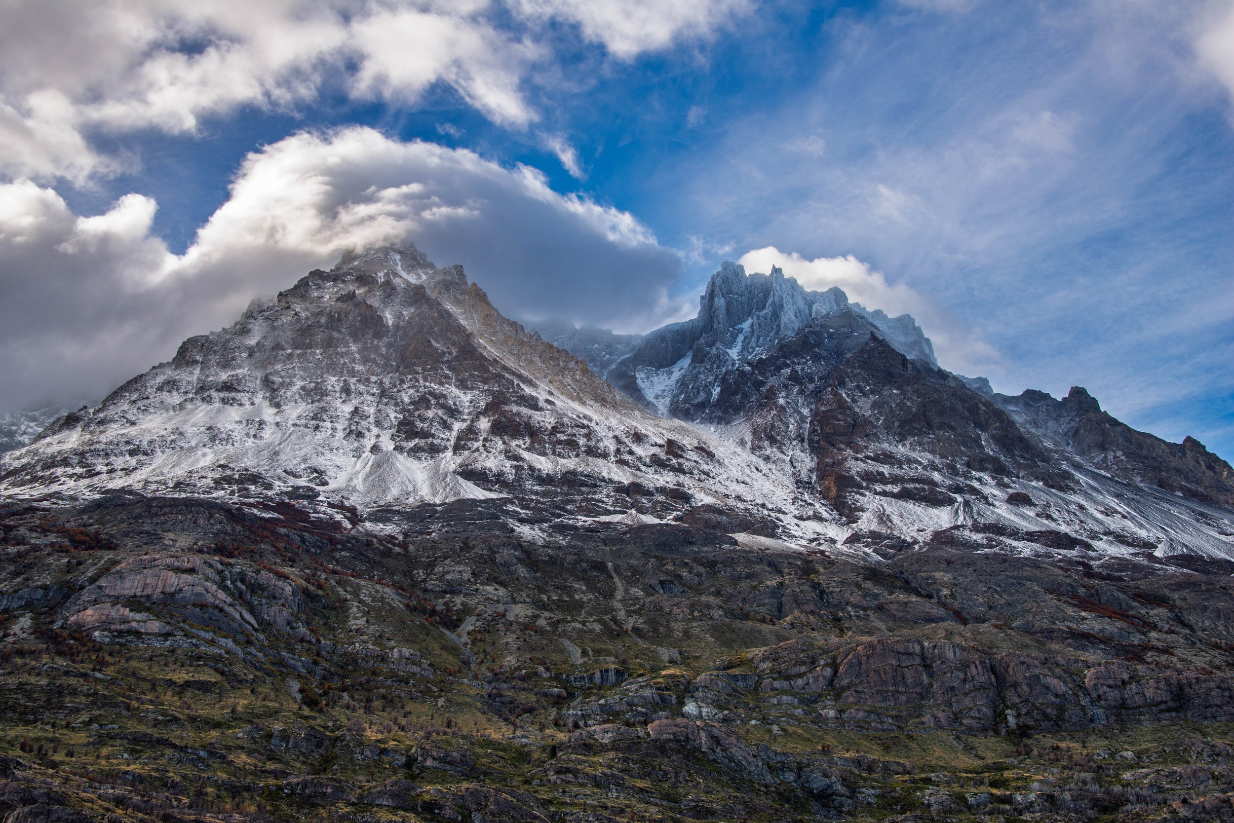Cloud-Crowned Peaks