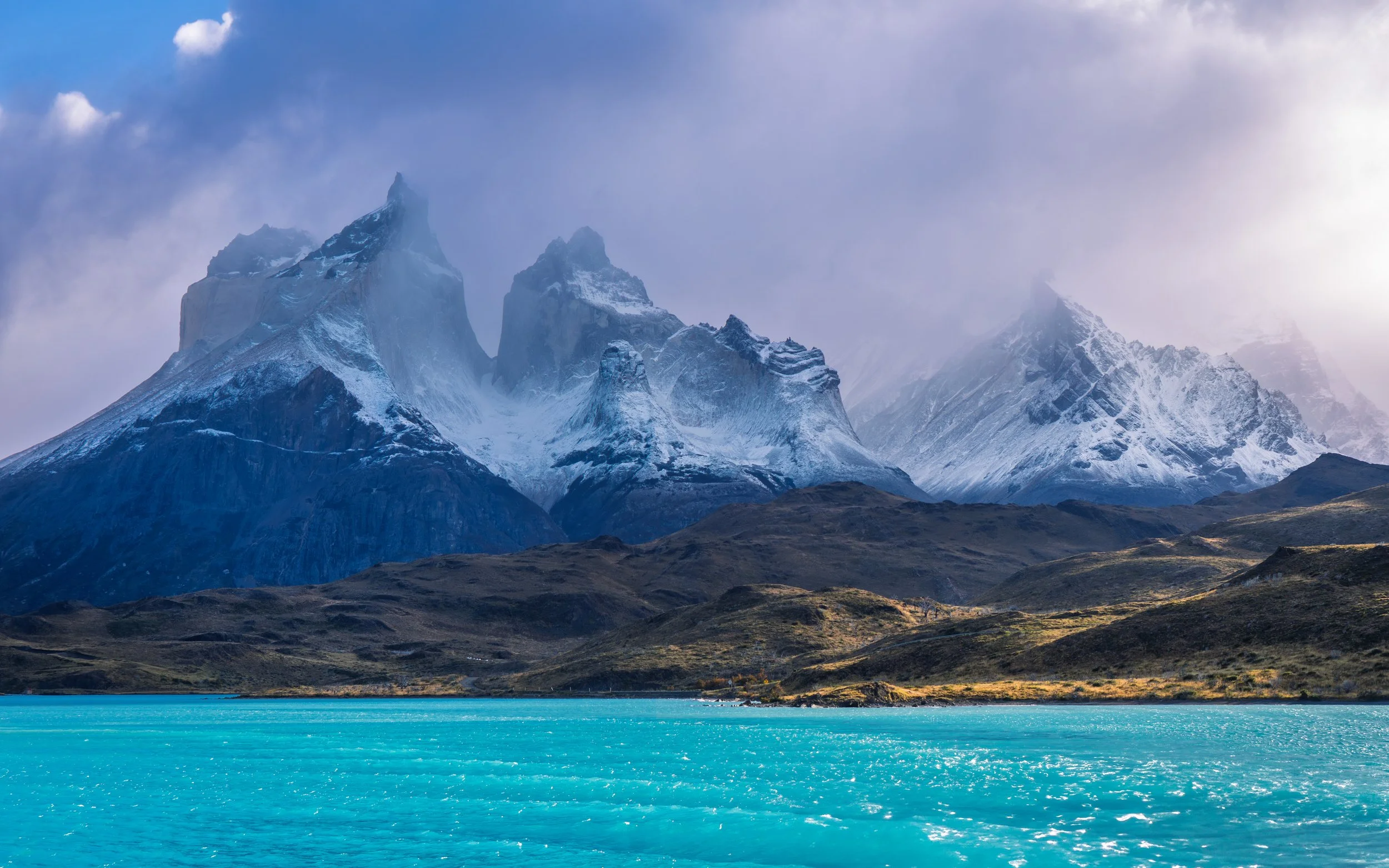 Emerald Waters Beneath Peaks of Patagonia