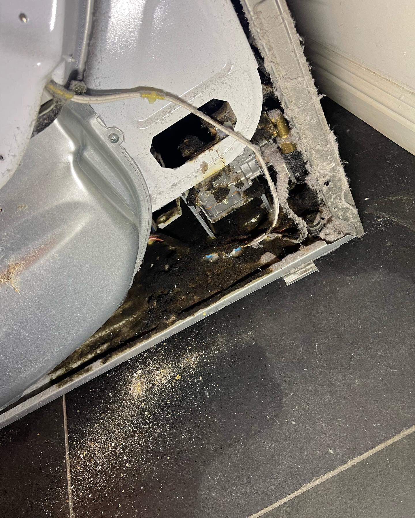 To avoid fire in your home, always do maintenance of your dryer on time.
In this case, dryer caught fire.