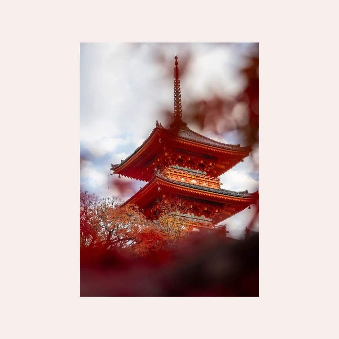 Kyoto Autumn Pagoda