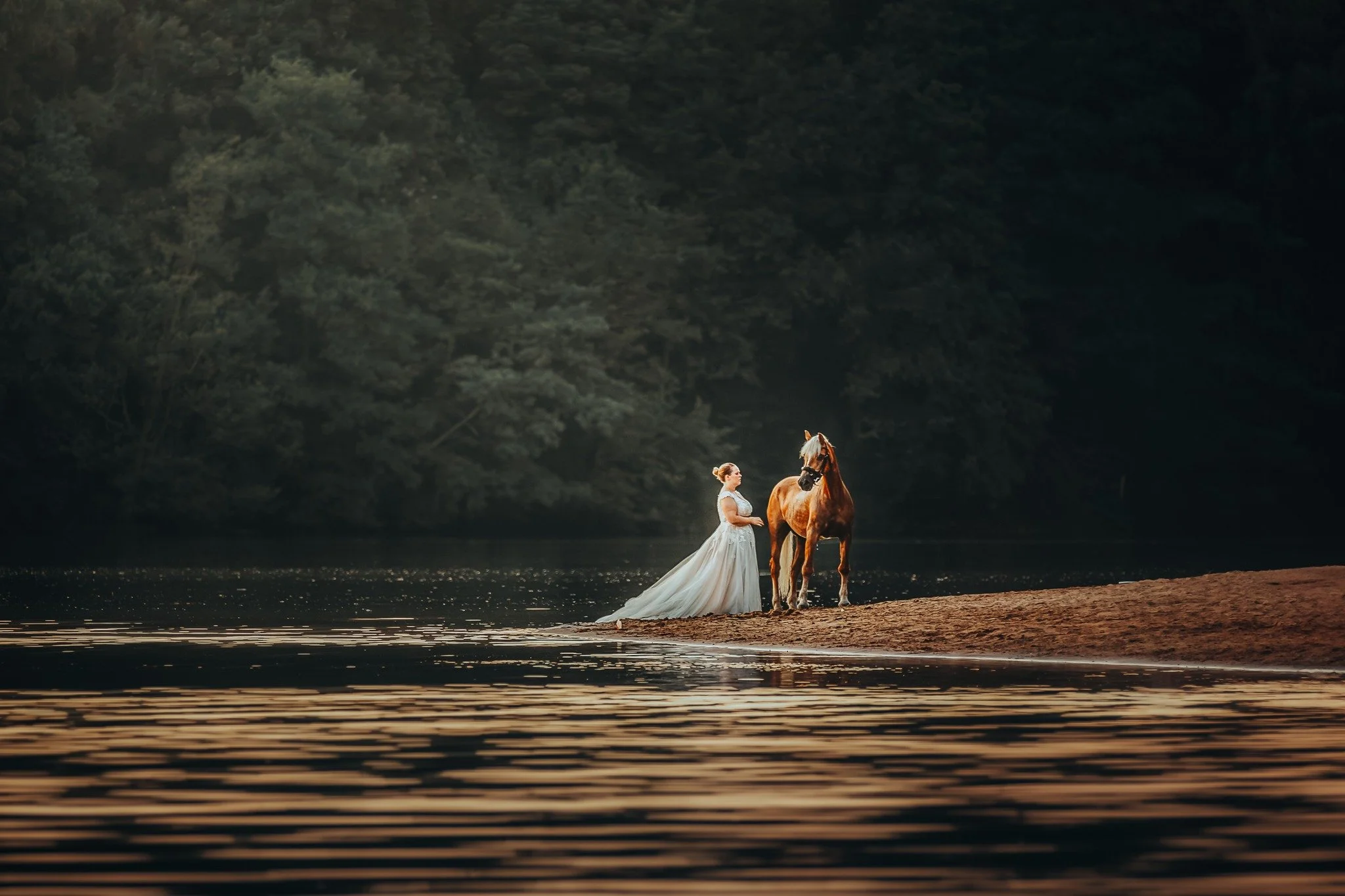 Das hier war das Motiv, das ich sofort im Kopf hatte als ich die Stelle gesehen habe und wusste, dass Caro sich ein Fotoshooting im Brautkleid mit ihrer Haflingerdame Amy w&uuml;nscht. Ich liebe das Ergebnis 😍

#tierfotografienrw #pferdefotografienr