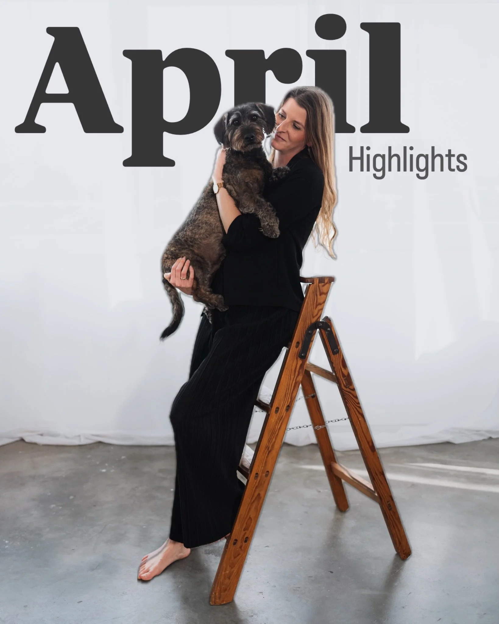 Meine April-Highlights 

1) wundersch&ouml;ne Bilder von @_meekophotography_ in unserem gemieteten Studio-Loft
2) Ausflug mit Erich 10/10
3) hunderunden mit Freunden und Party am See 
4) richtig sch&ouml;nes Licht diesen Monat. Und im Stress fast ver