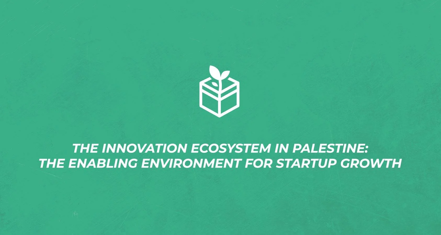 Innovation in the Palestinian Entrepreneurial Ecosystem: Activating Growth