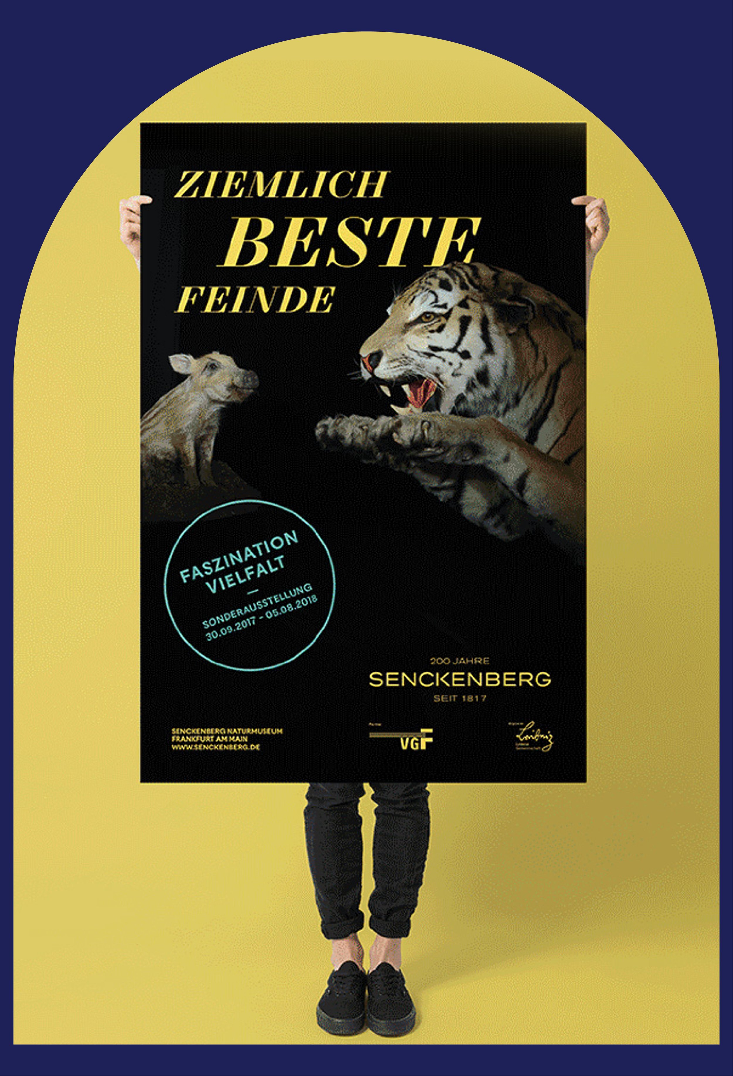 Senckenberg Museum: Gestaltung der Kampagne Faszination Vielfalt