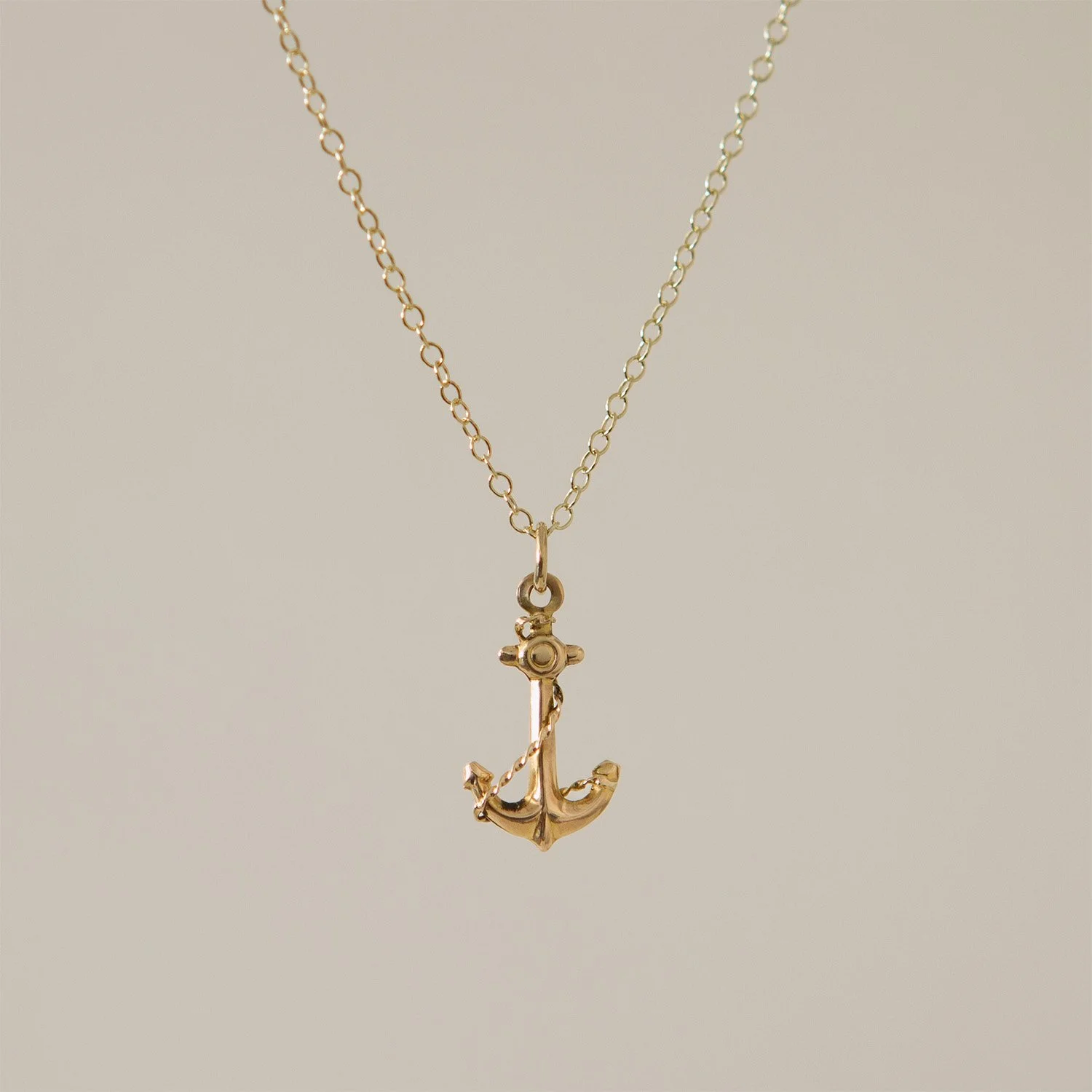 Twisted Anchor Necklace