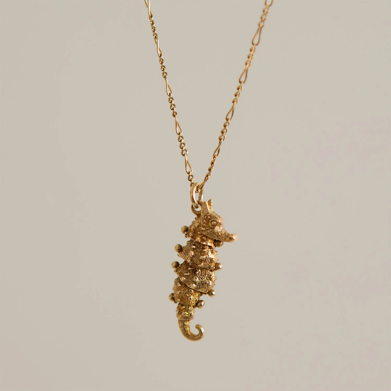The Lucky Seahorse - Articulated Necklace