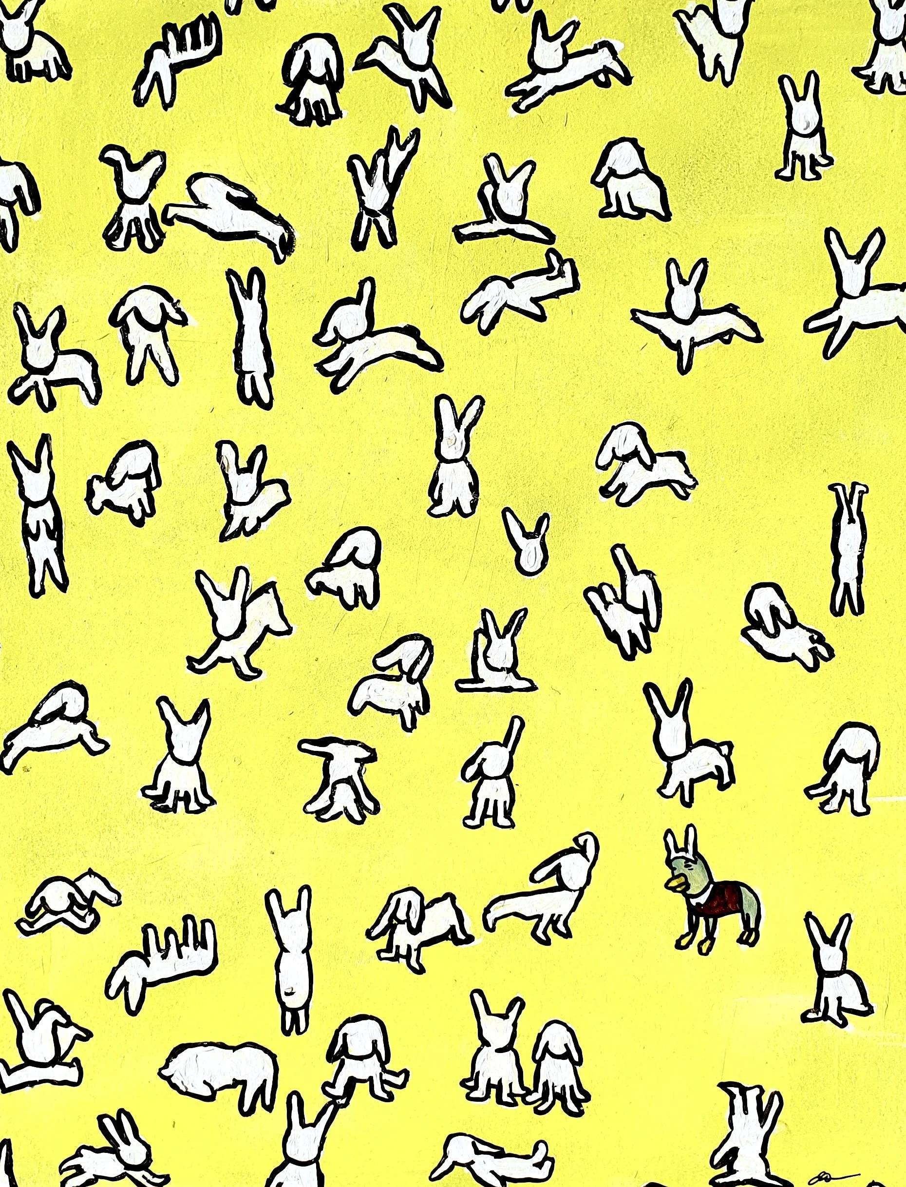 'The Imposter' (2021) 28 x 36cm