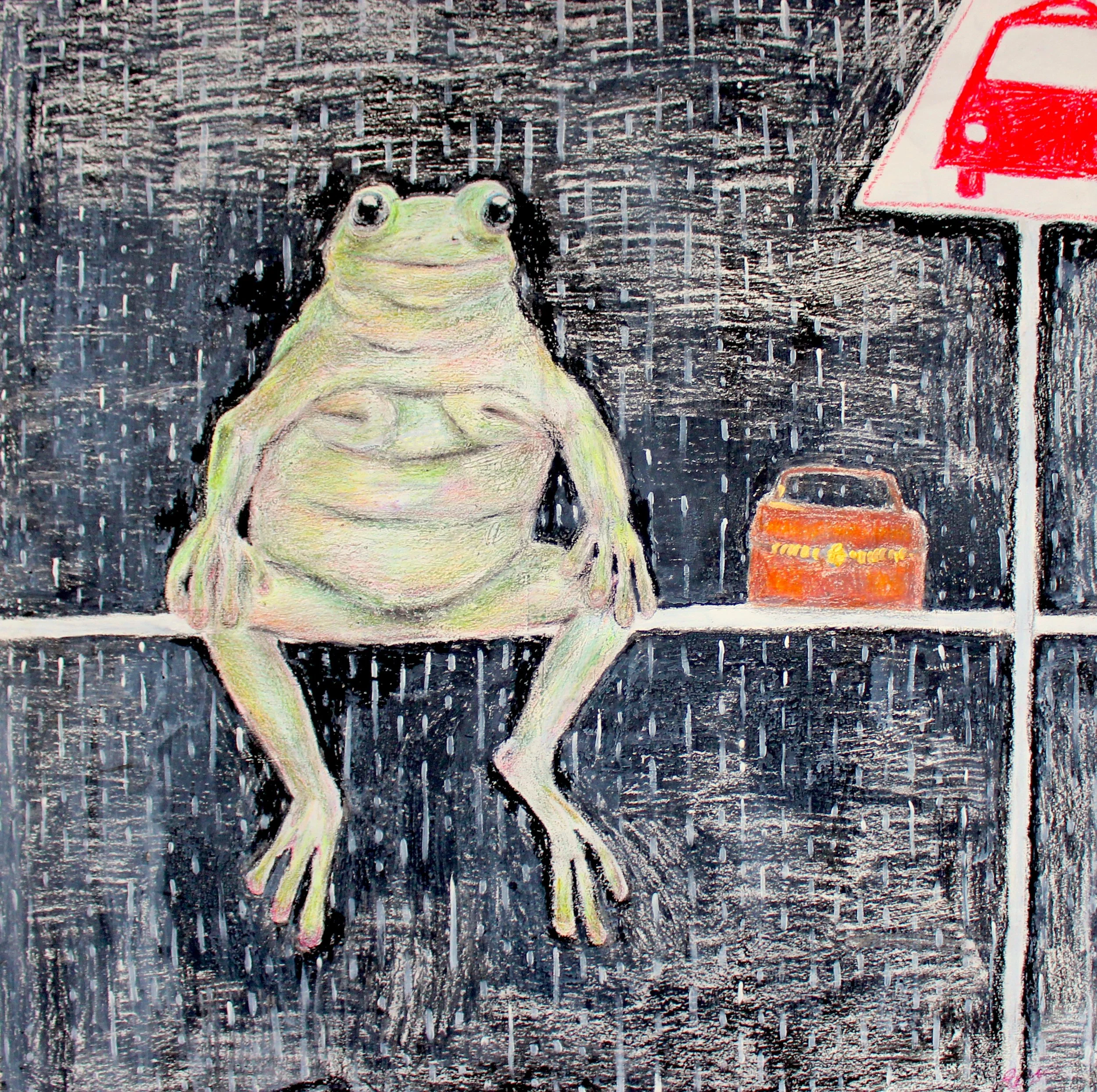 'I Absolve' (2024) 62 x 62cm