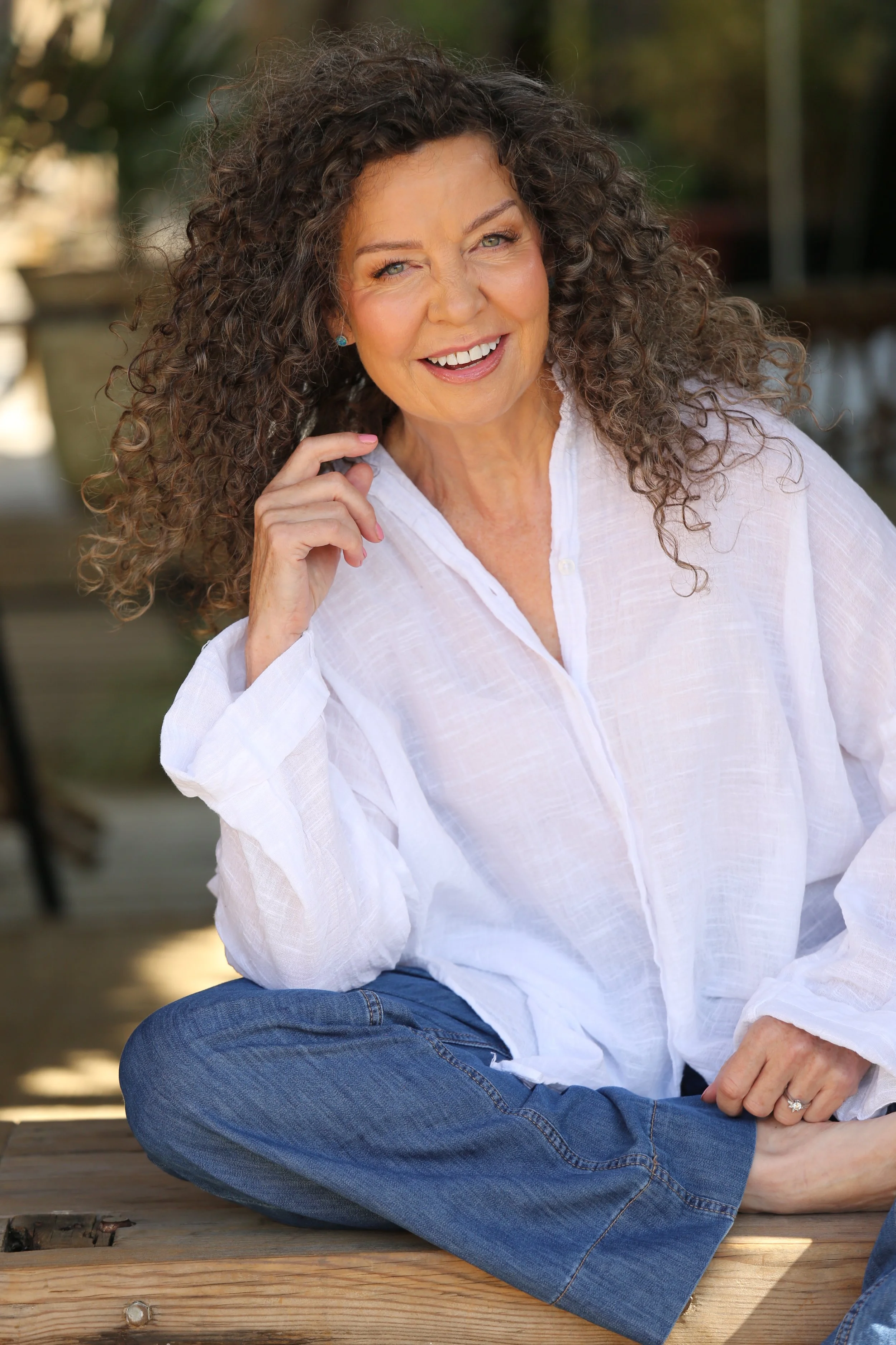 Janet by model camp.JPG