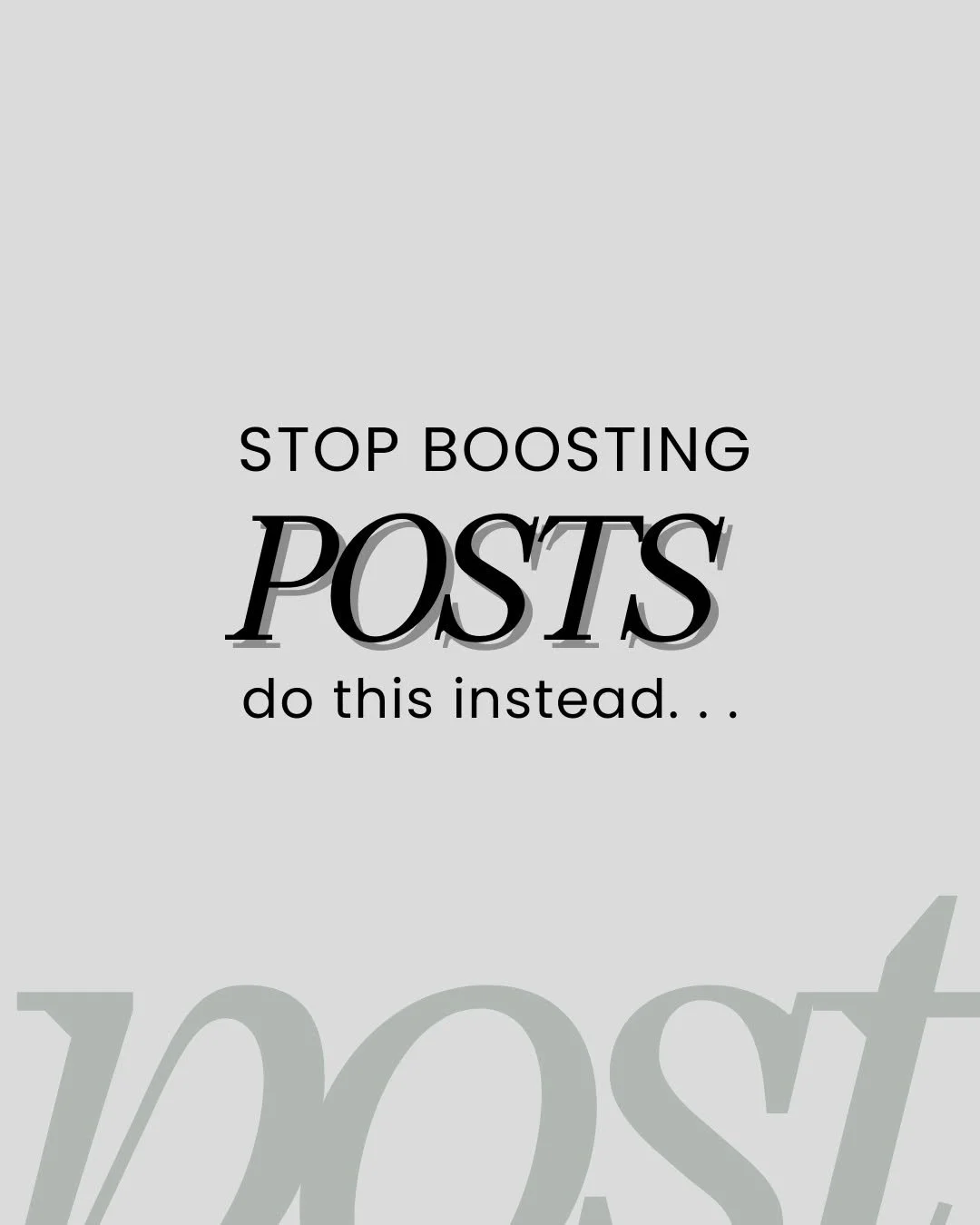 Do you want to know how to make every dollar count on your posts? 💸🎯

Stop boosting blindly and start reaching the right people, testing what works, and getting real results ✅

See why boosting posts fails and what to do instead 👇

#DigitalMarketi