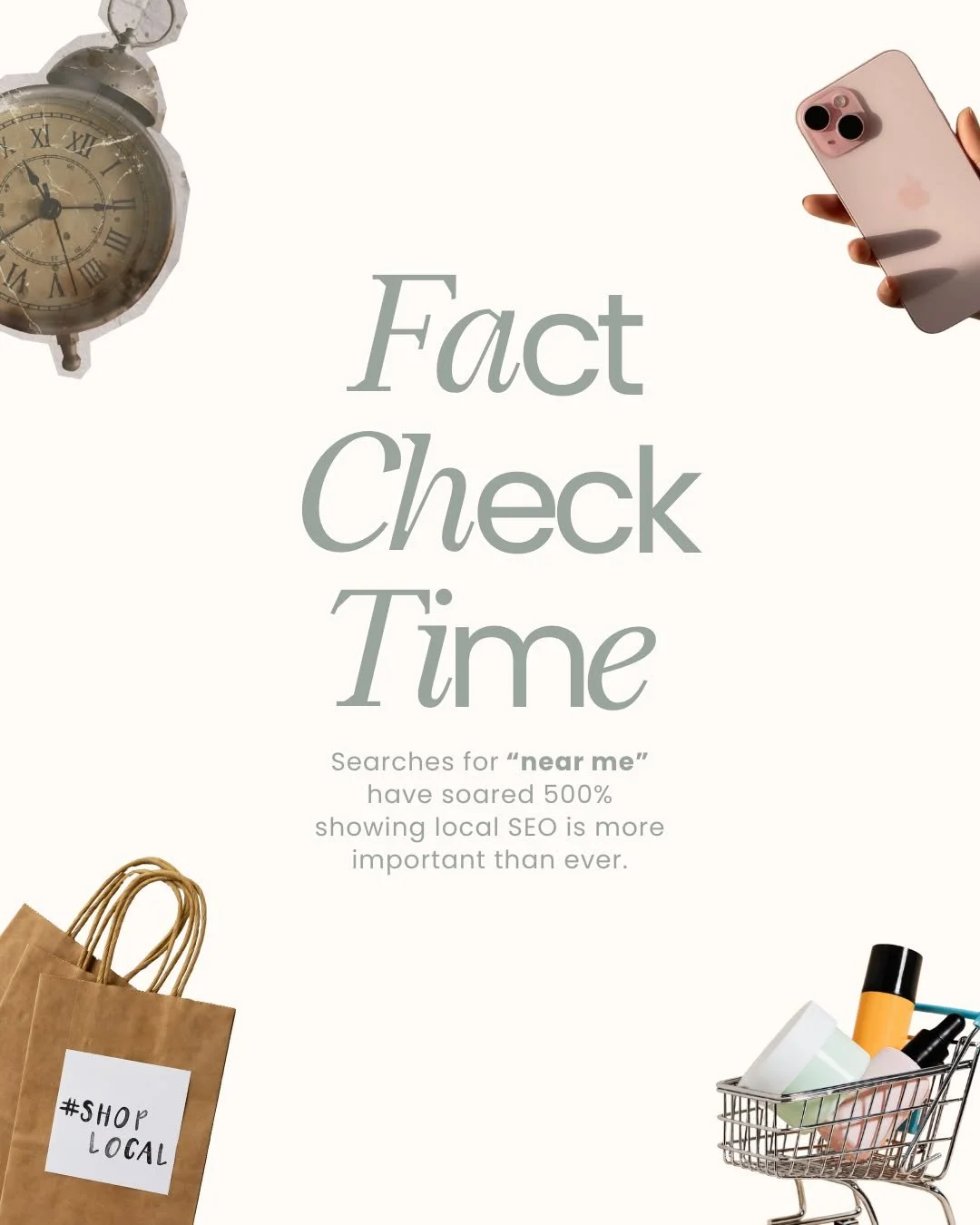 It&rsquo;s fact-check time! 📢

Did you know searches for &ldquo;near me&rdquo; have skyrocketed by 500% in recent years? 🔍📈

That&rsquo;s why local SEO is more important than ever for businesses today.

👉 Want more fun marketing insights? Stay tu