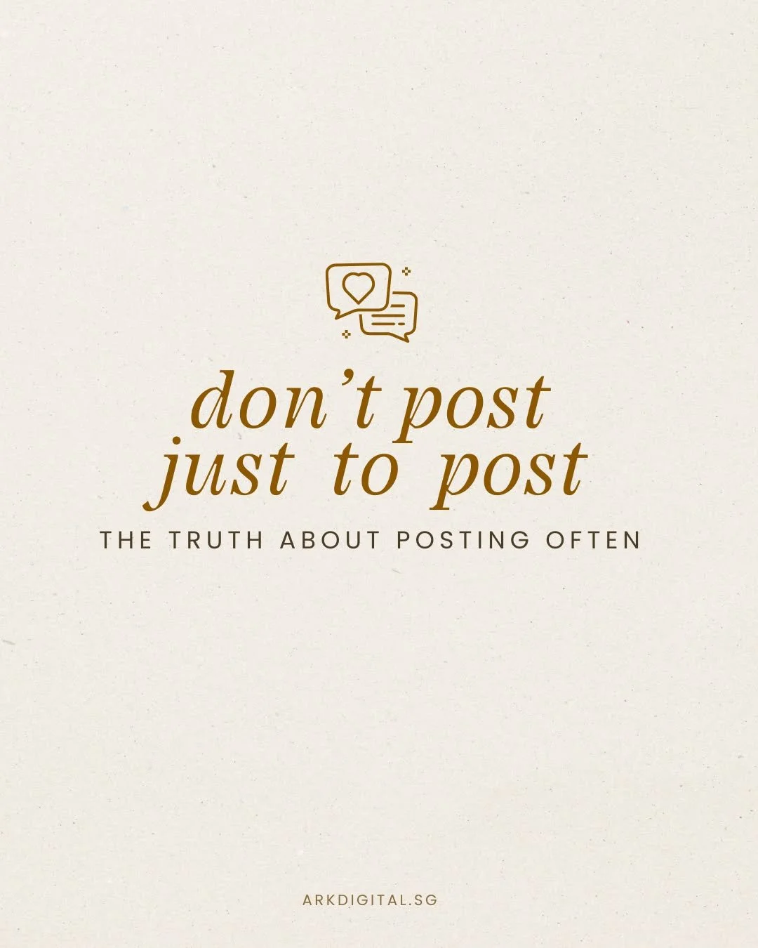 Posting every day doesn&rsquo;t always mean better results 📉

Algorithms prioritize engagement, not the frequency of your posts. One thoughtful post beats a week of filler content, while overposting can tire your audience and drain your team 😓. Foc