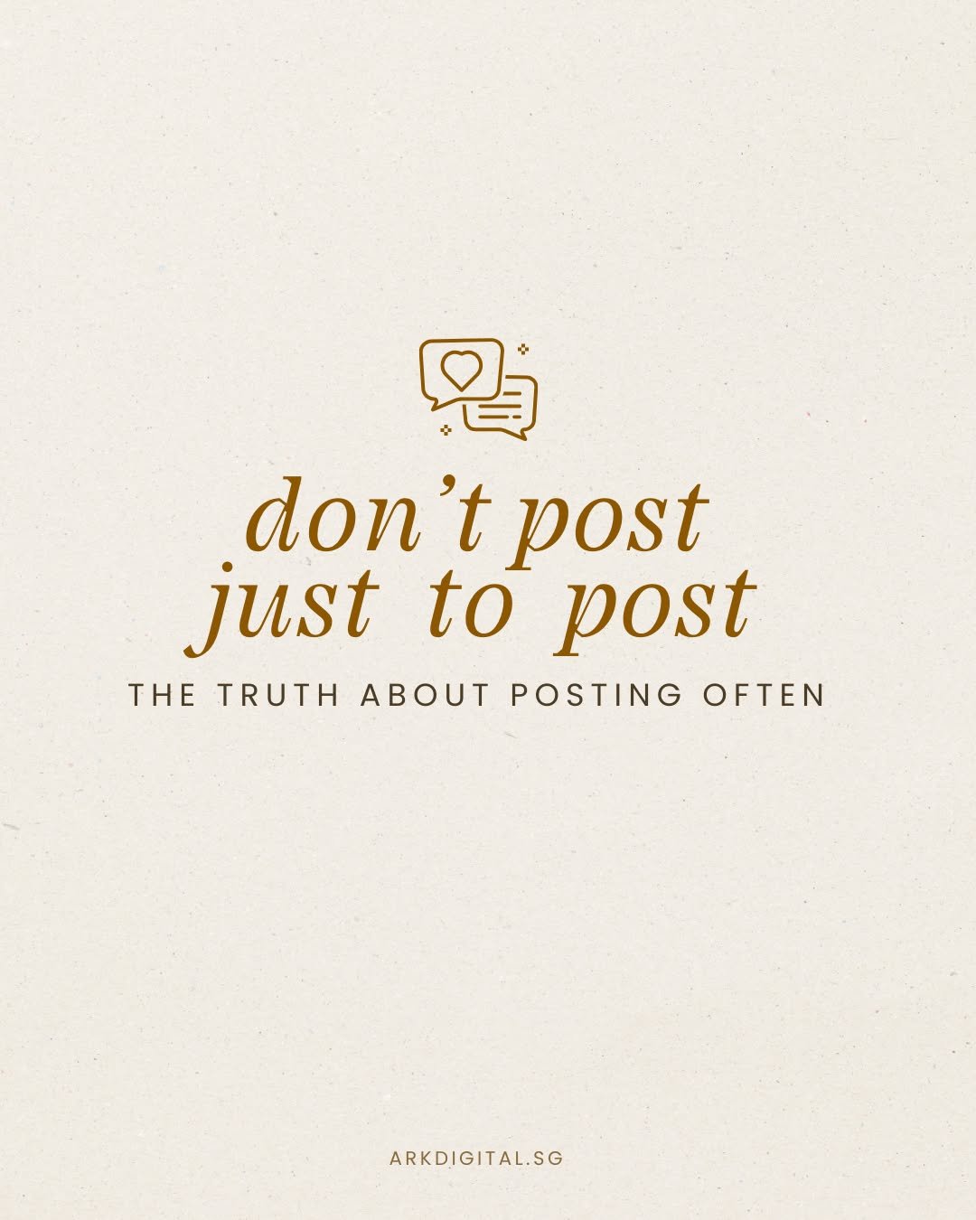 Posting every day doesn&rsquo;t always mean better results 📉

Algorithms prioritize engagement, not the frequency of your posts. One thoughtful post beats a week of filler content, while overposting can tire your audience and drain your team 😓. Foc