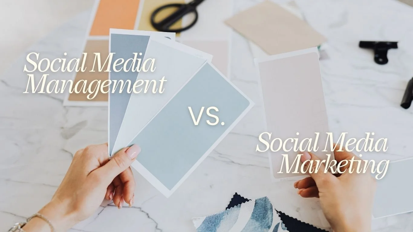 social media management vs. social media marketing