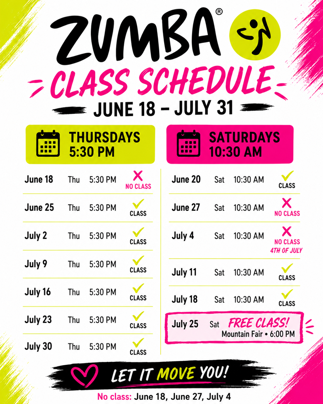 Zumba with Andrea