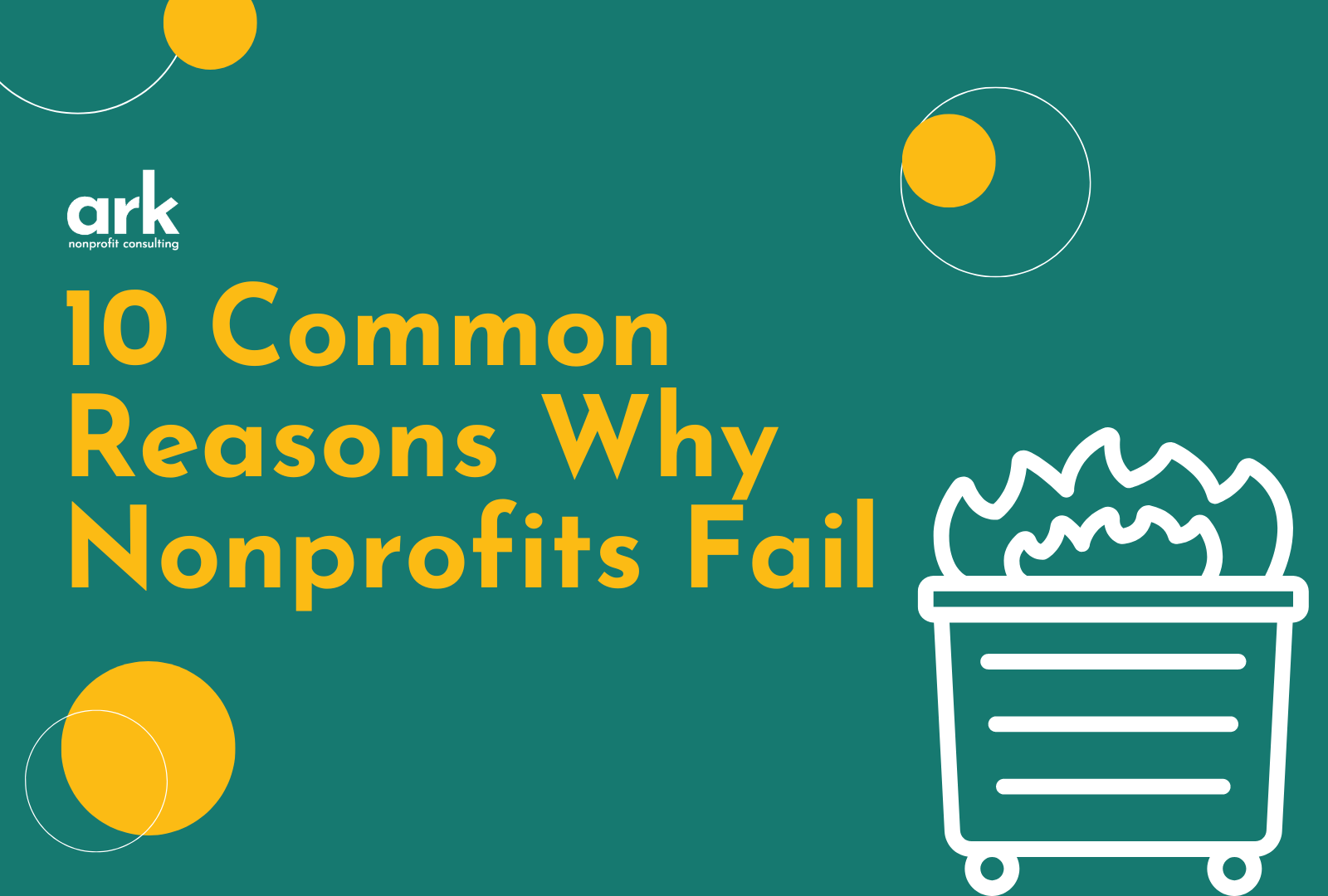 10 Common Reasons Why Nonprofits Fail
