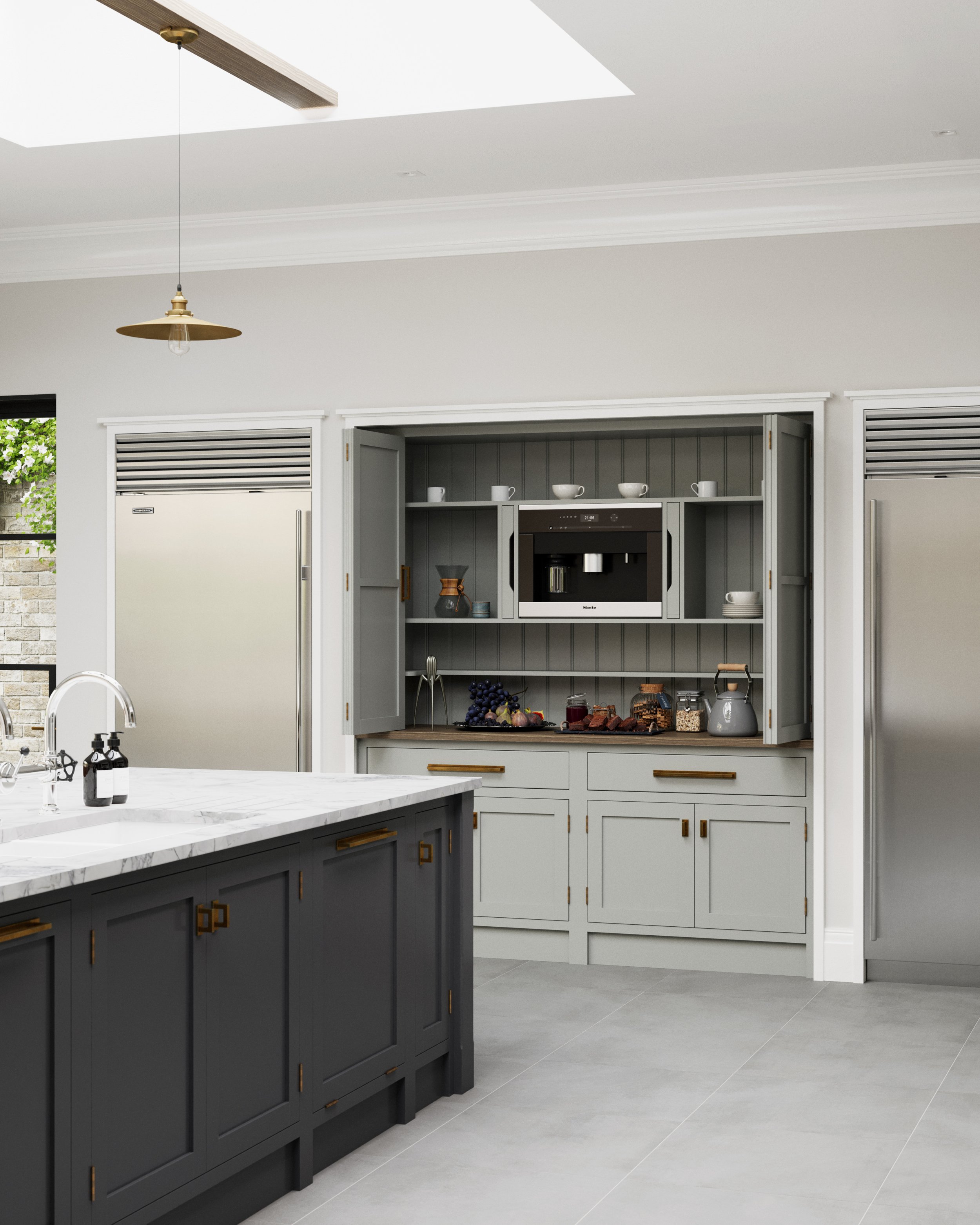 Modern shaker - Charlie Kingham bespoke kitchens