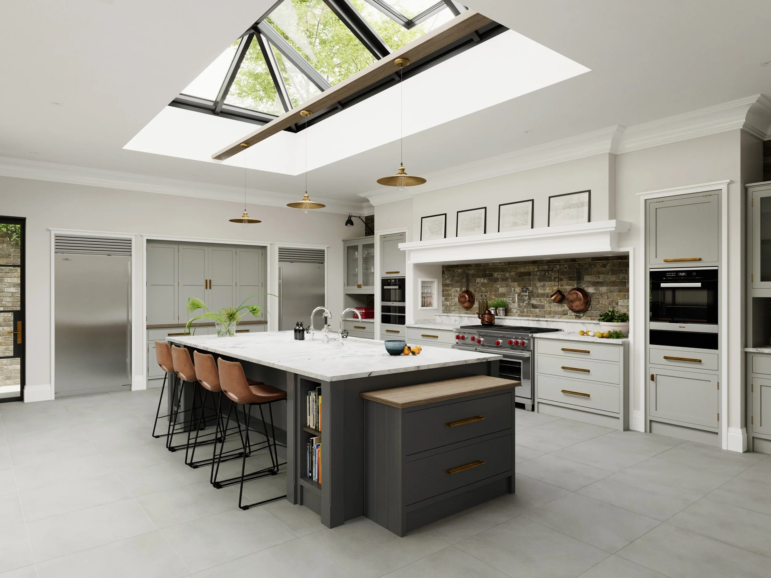 Modern shaker - Charlie Kingham bespoke kitchens