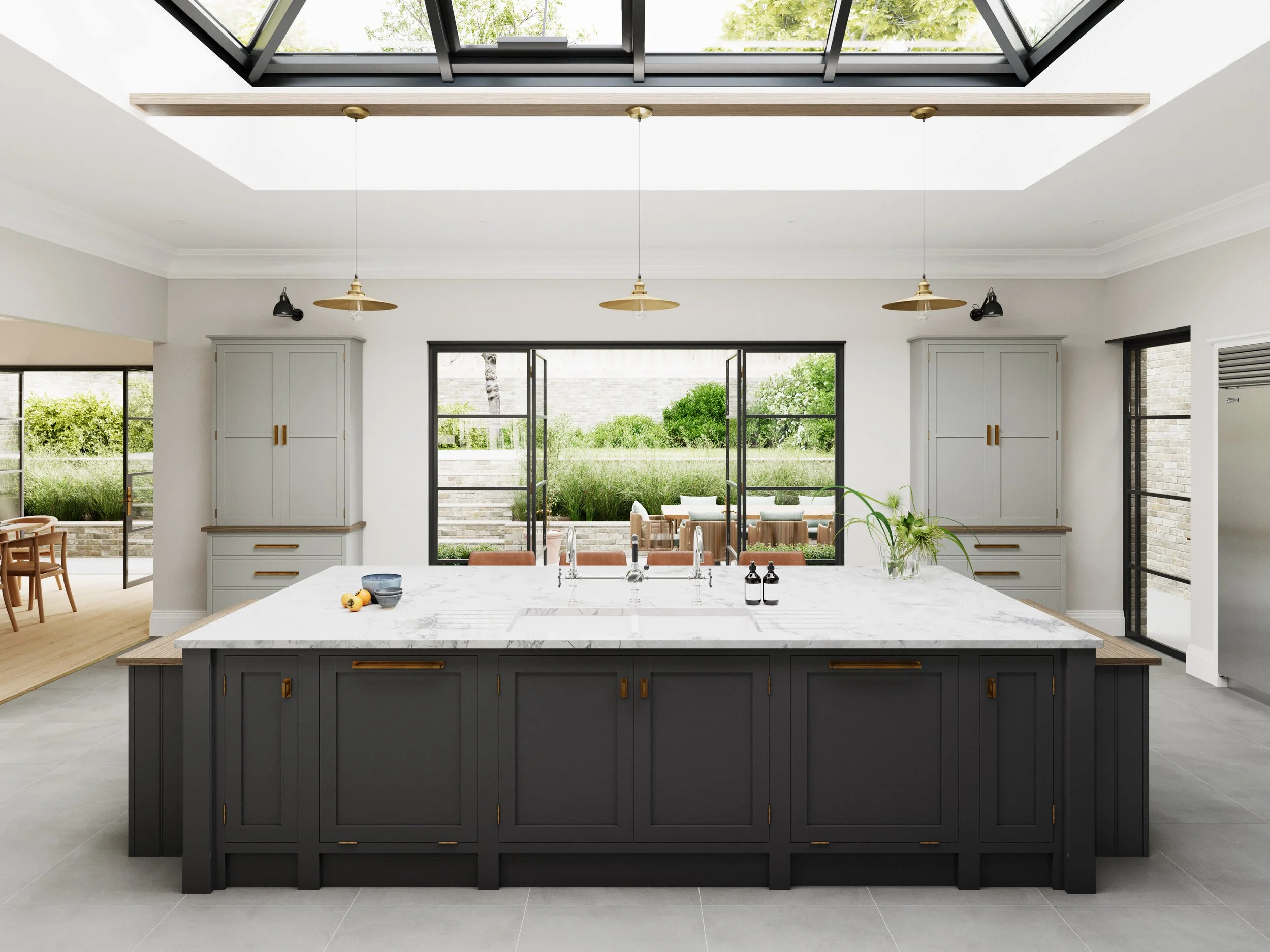 Modern shaker - Charlie Kingham bespoke kitchens