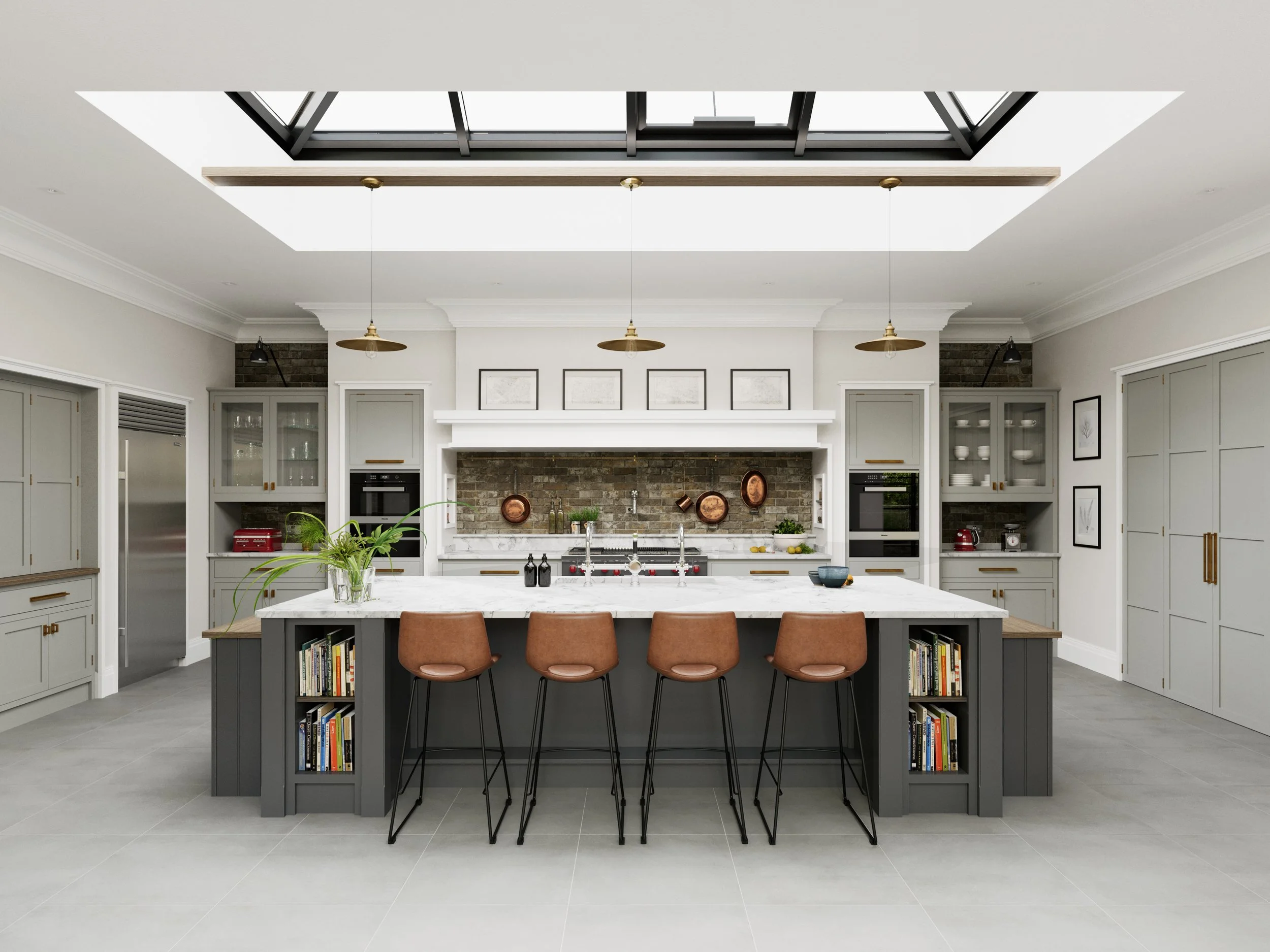 Modern shaker - Charlie Kingham bespoke kitchens