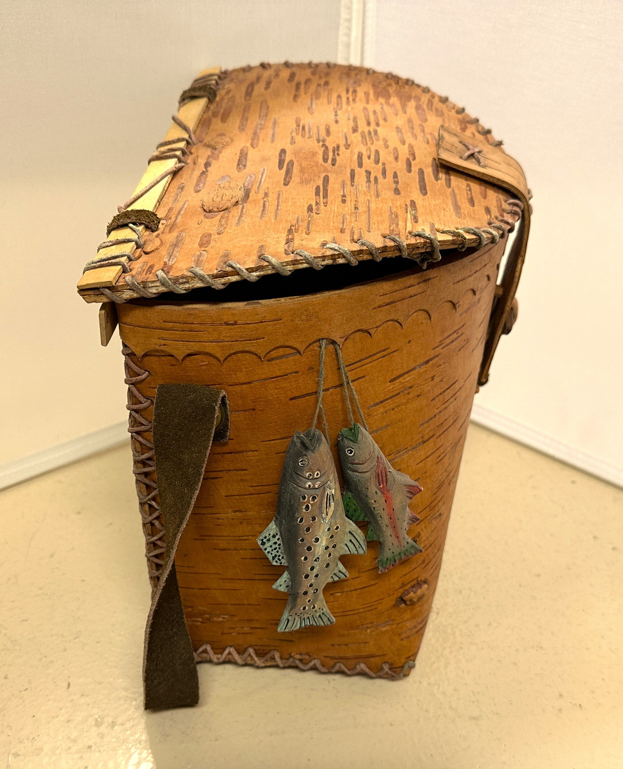 Antique Wicker Creel — Vintage Anglers