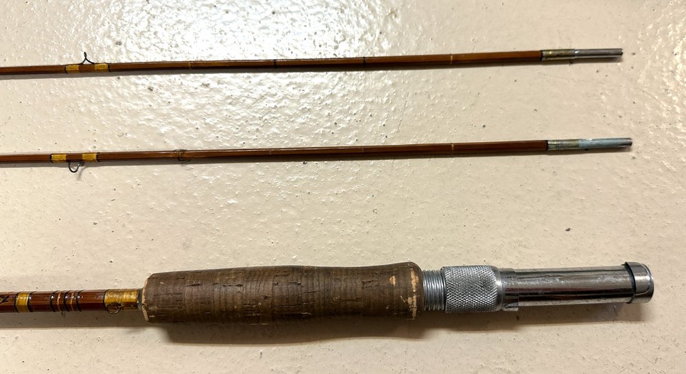 7.5' 4 wt. Montague Bamboo Fly Rod — Vintage Anglers