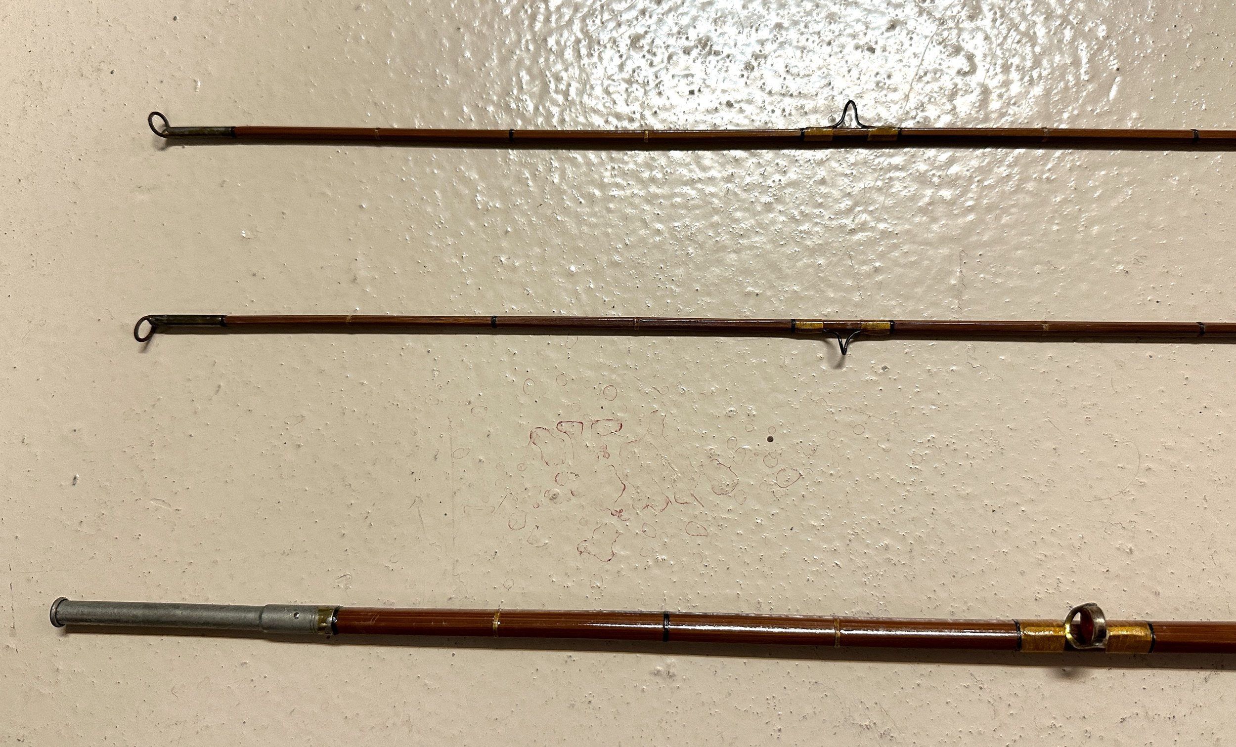 Unmarked Bamboo Fly Rod, 9', 3.2, 6 wt. — Vintage Anglers