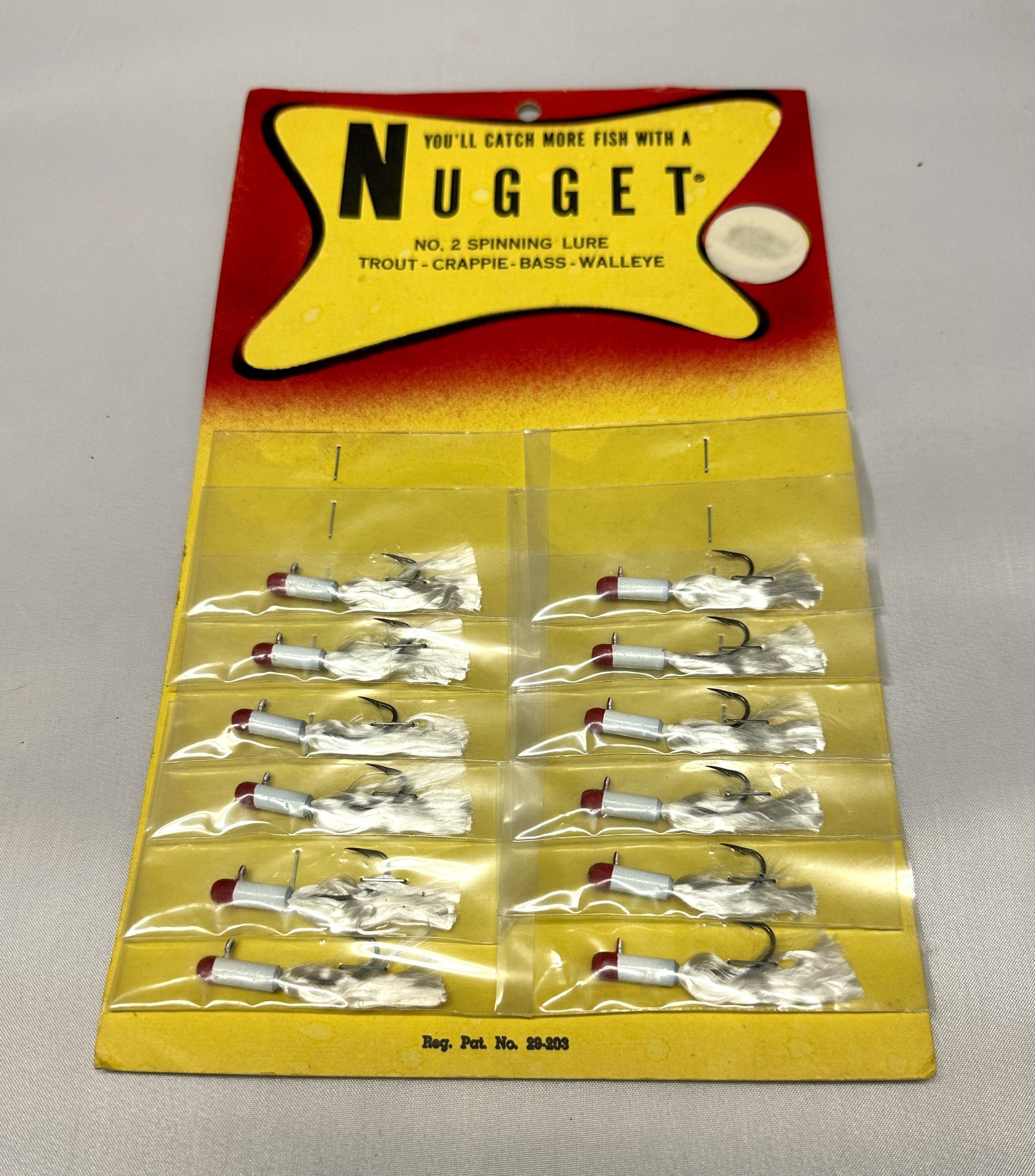 Sold at Auction: Vintage Display Board of Various Fly Fishing Lures