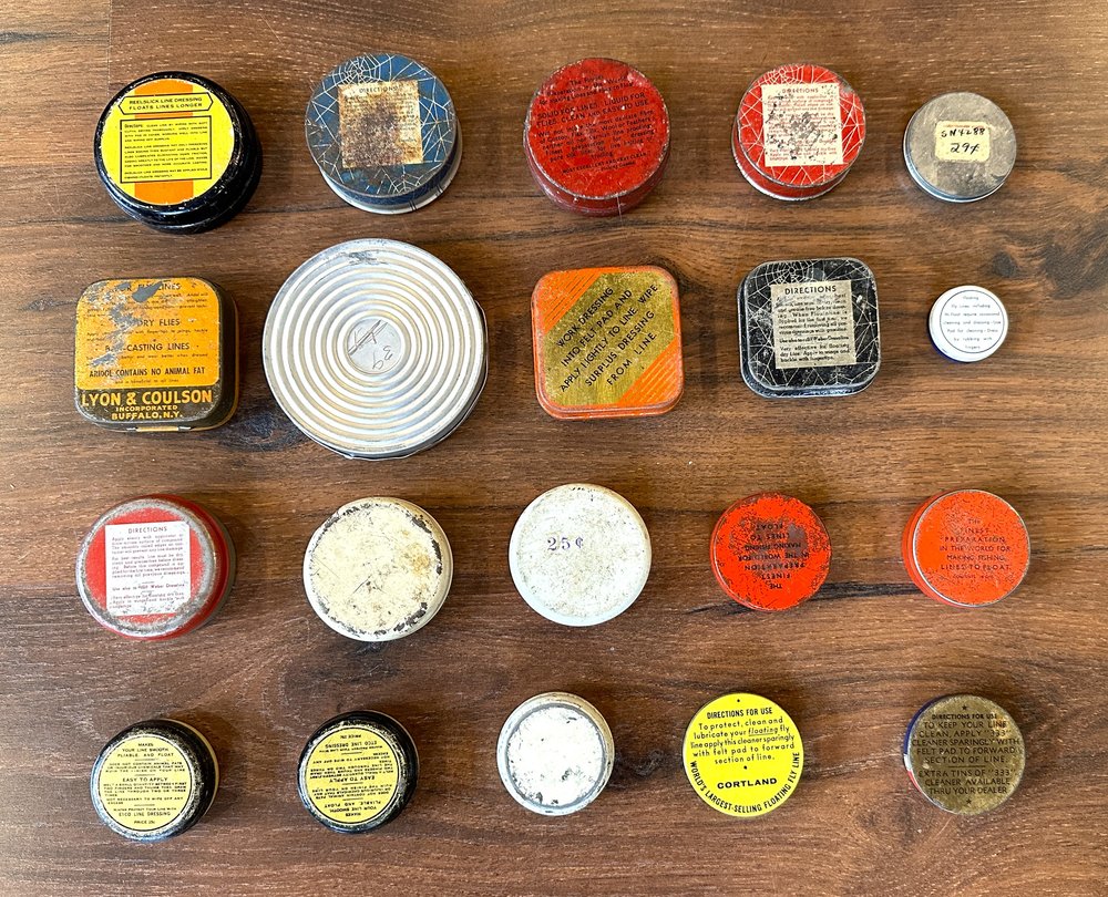 Instant Fly Line Dressing Tin Collection — Vintage Anglers