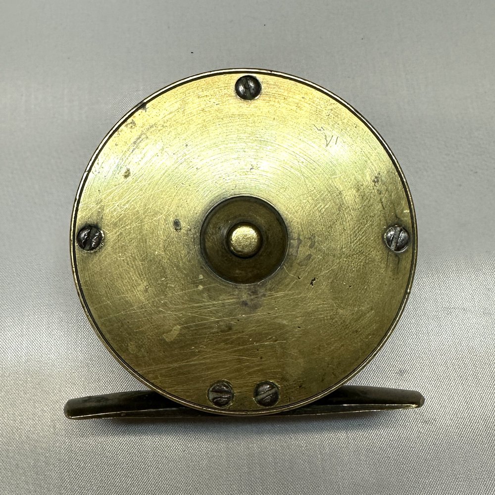 English Brass Platewind Fly Reel — Vintage Anglers