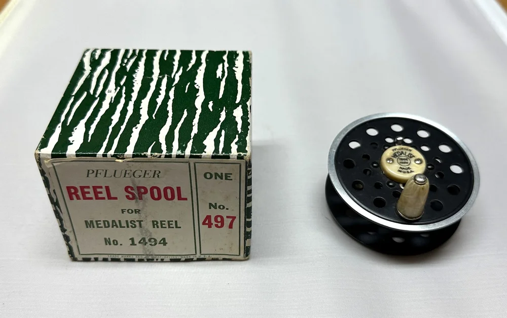 Pflueger #1494 extra spool in box  Vintage Anglers