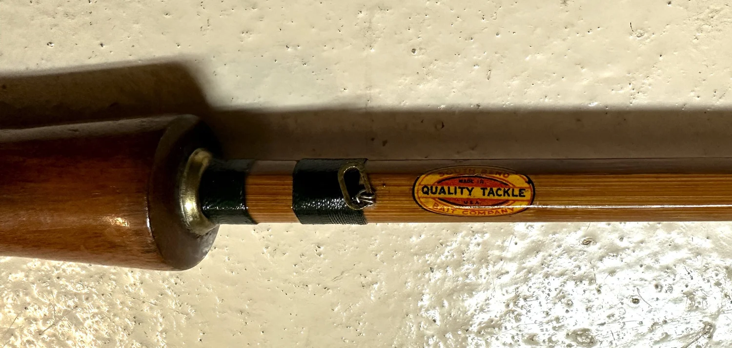South Bend Model 55 Bamboo Fly Rod, 9', 3/1, 6-7 wt. — Vintage Anglers