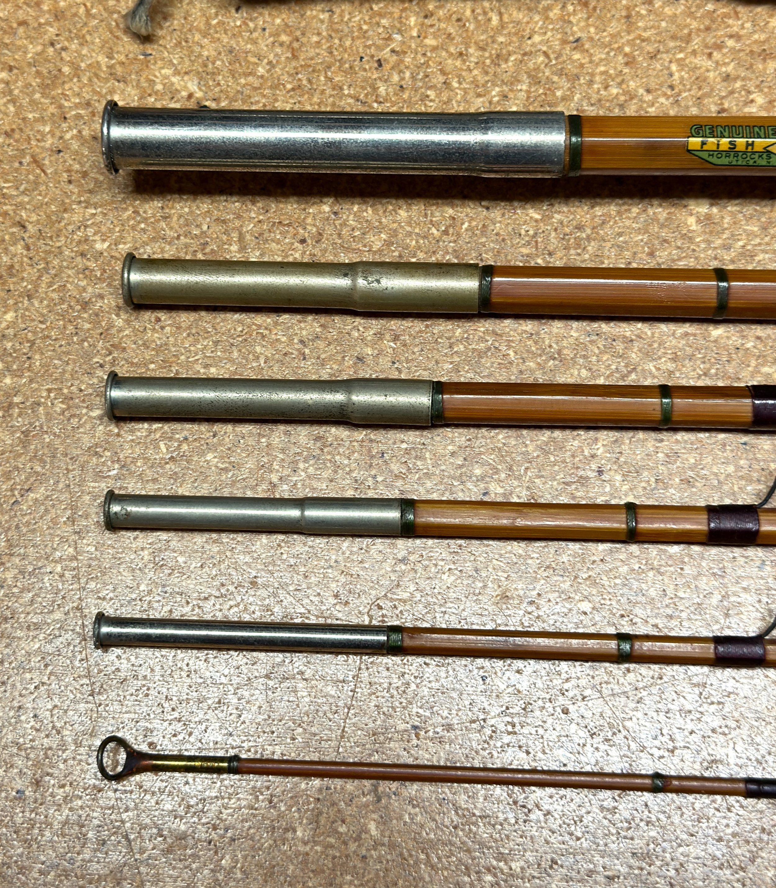 Unmarked Bamboo Fly Rod, 9', 3.2, 6 wt. — Vintage Anglers