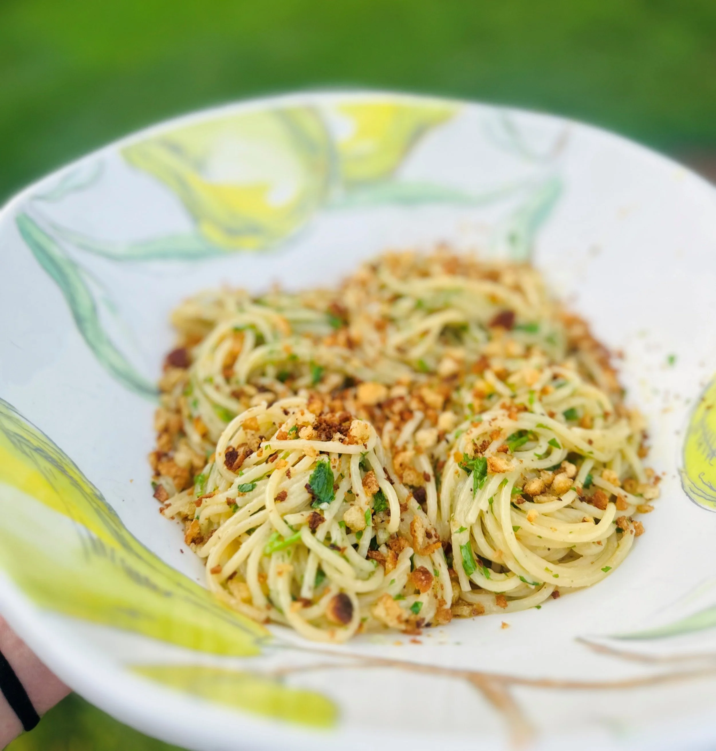 Pasta Olio e Aglio with Garlic Confit