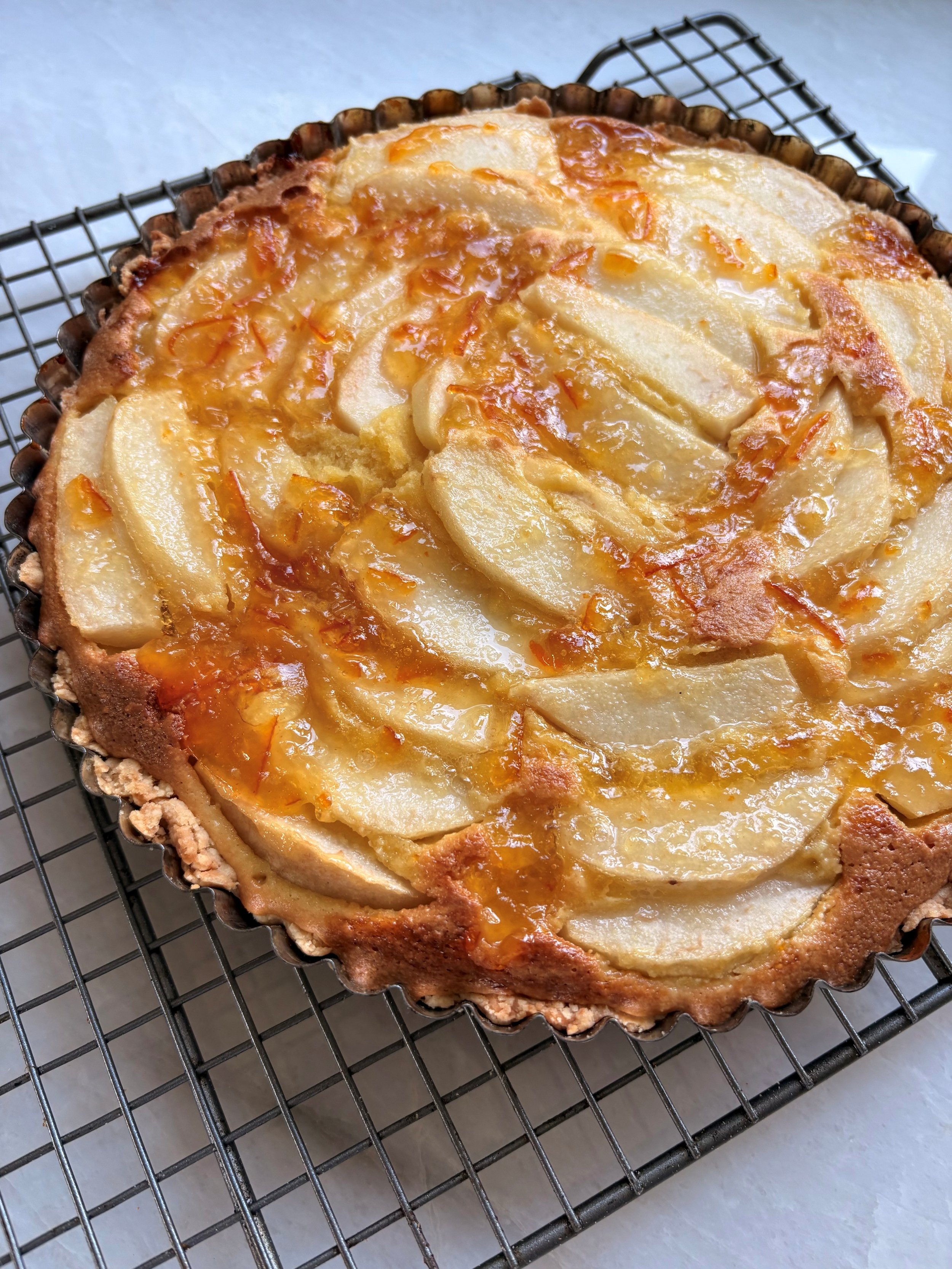Golden Pear Tart
