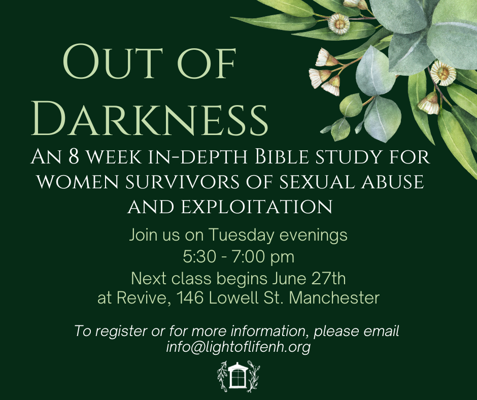Out of Darkness Bible Study