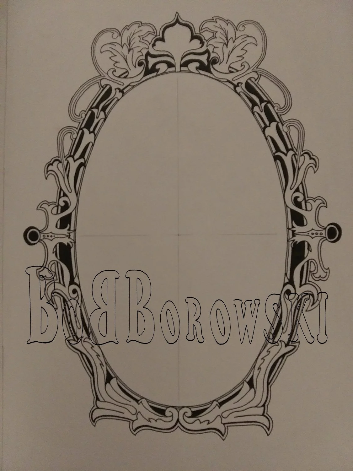 Frame I had drawn years ago.