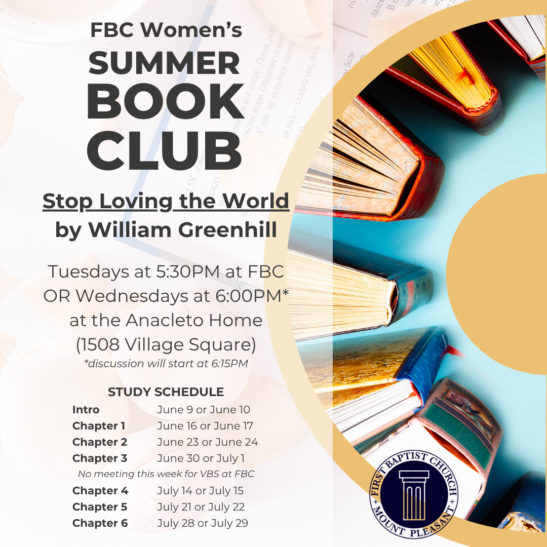 FBC Women's Summer Book Club