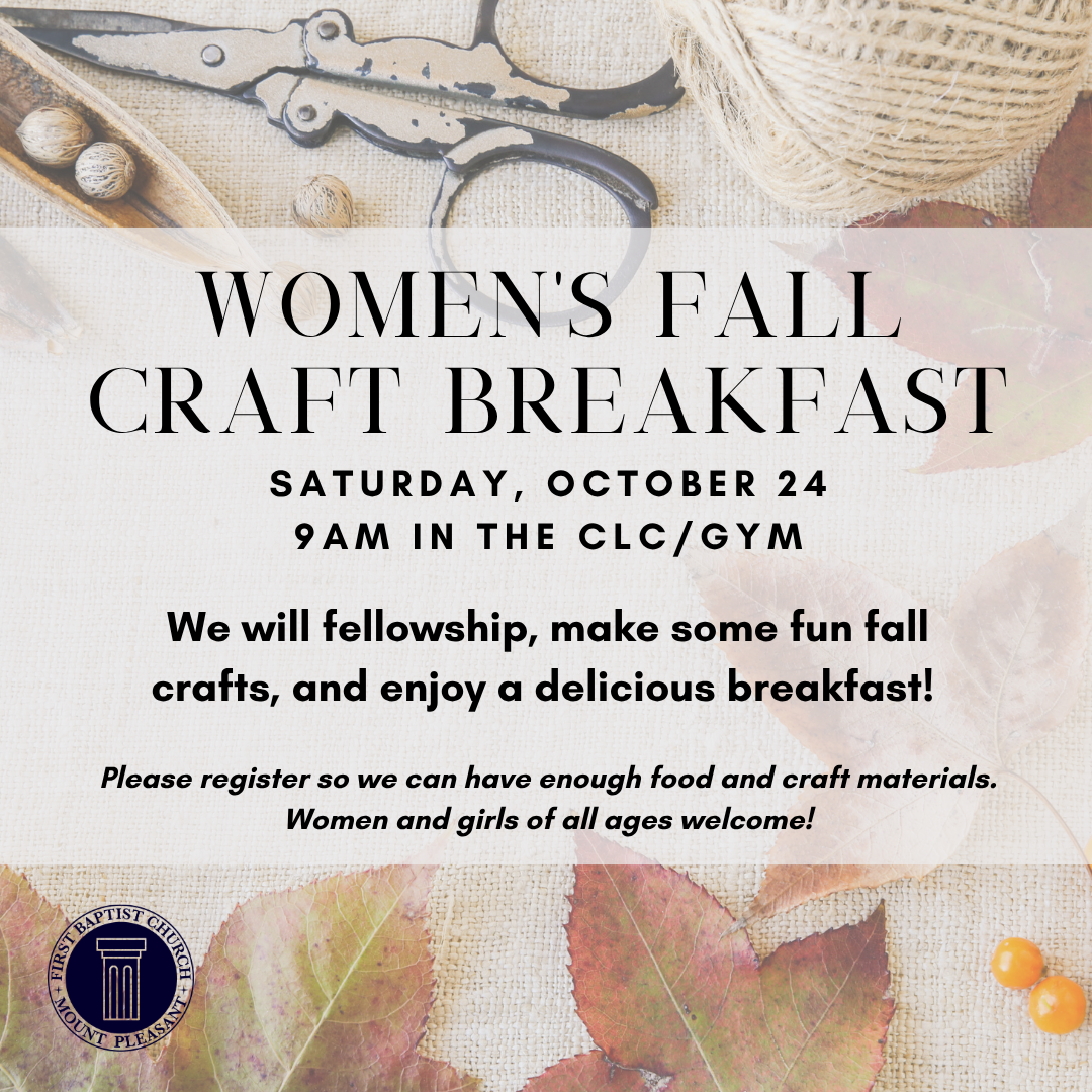 Women's Fall Breakfast & Craft Day