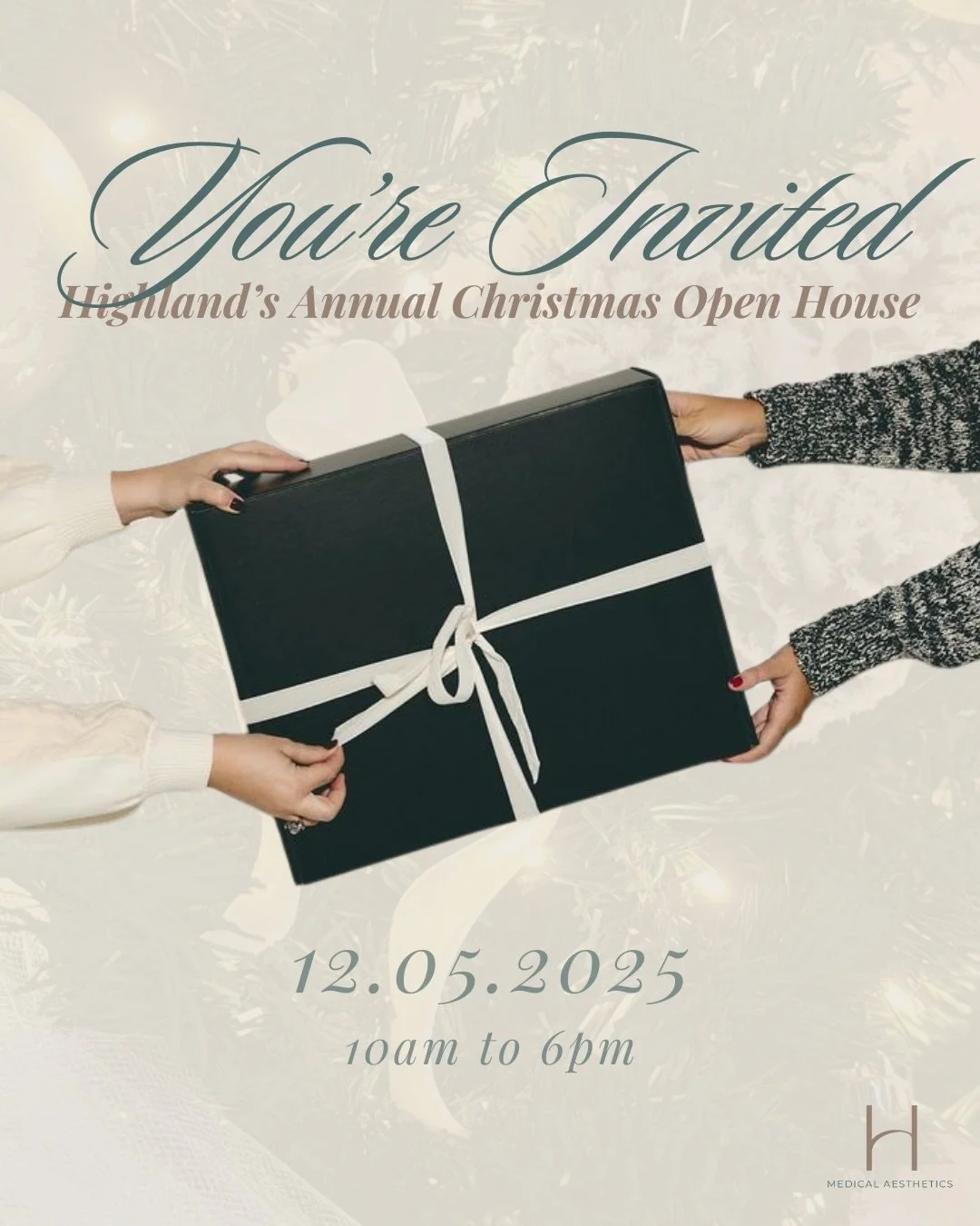 We are so excited to invite you to our Annual Christmas Open House December 5th from 10am-6pm! 🎄

Stop by, shop, raffle, &amp; enter our HUGEEE giveaway 💫💫

+ Color analysis by @mimibymiriam (link to book in our bio!), Handmade custom jewelry by @