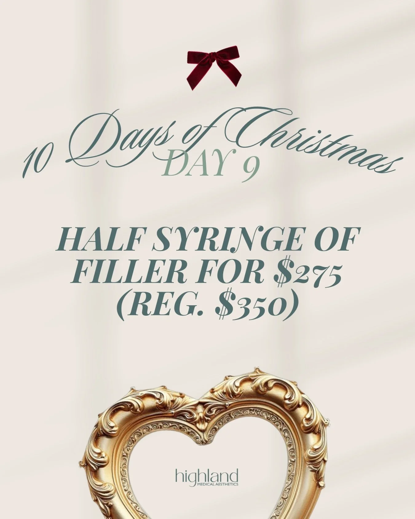 The sweetest little stocking stuffer&hellip; a perfect half-syringe lip enhancement🎄💋

DAY 9 of our 10 Days of Christmas:
&frac12; syringe of filler for $275 (reg. $350!)

A subtle boost, a soft lift, a just-right enhancement for the girl who wants