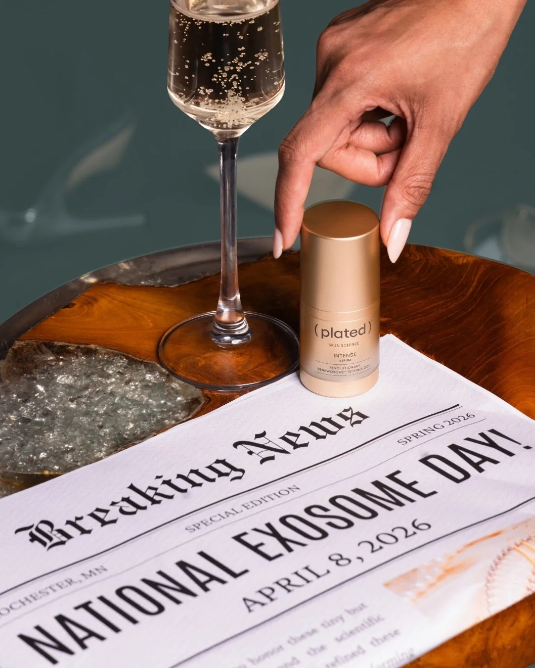 HAPPY NATIONAL EXOSOME DAY!! @platedskinscience 💛💛💛💛💛💛

We love REAL science &amp; clinically backed claims around here and Plated gives us just that.

The Plated serums have been a staple in our skincare lineup since we brought it on and it ha