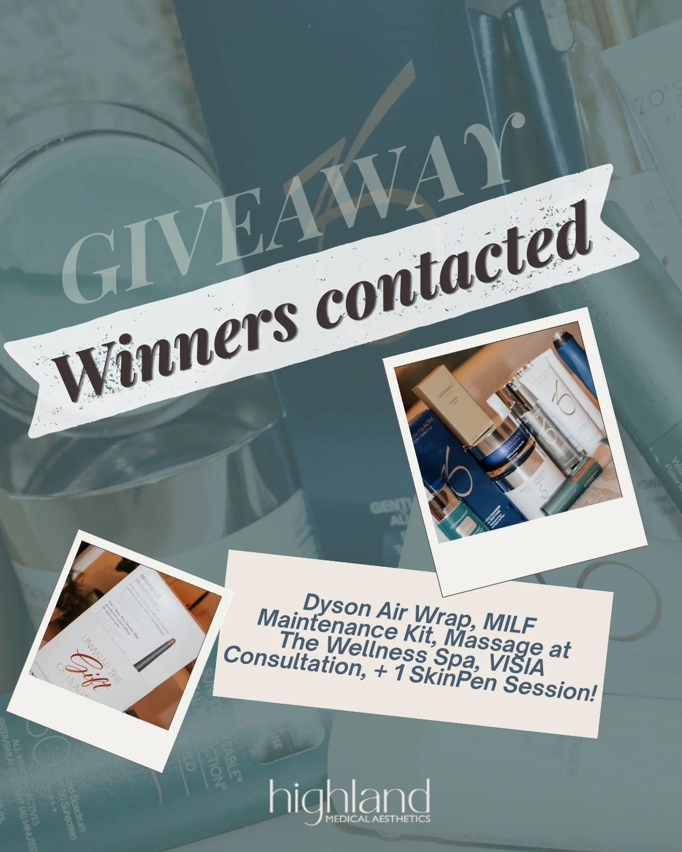Cue the happy dance. 💃

All giveaway winners have been contacted and prizes are being claimed! Thank you for being part of our community. 💕

@highlandmedms | Flowood, MS
📲 Text 601-521-9731 | Call 601-439-2436
💻 Use the link in bio to book online