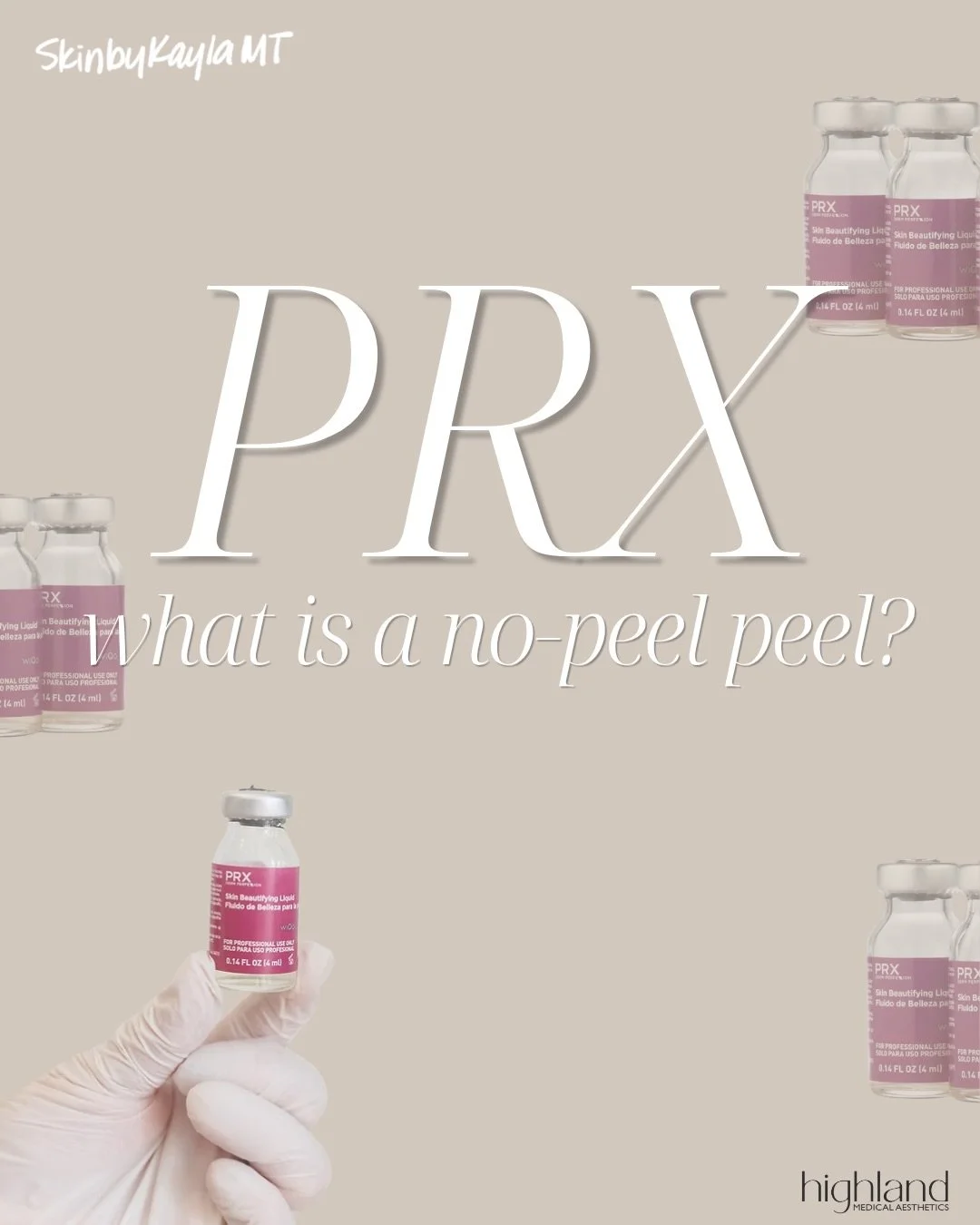 Think:
✨ Smoother-looking texture
✨ Brighter, more even-looking skin
✨ Improved firmness + overall skin quality
✨ Collagen stimulation
✨ That fresh, healthy-skin glow

And because PRX can be done as a single treatment or a series, we can customize yo