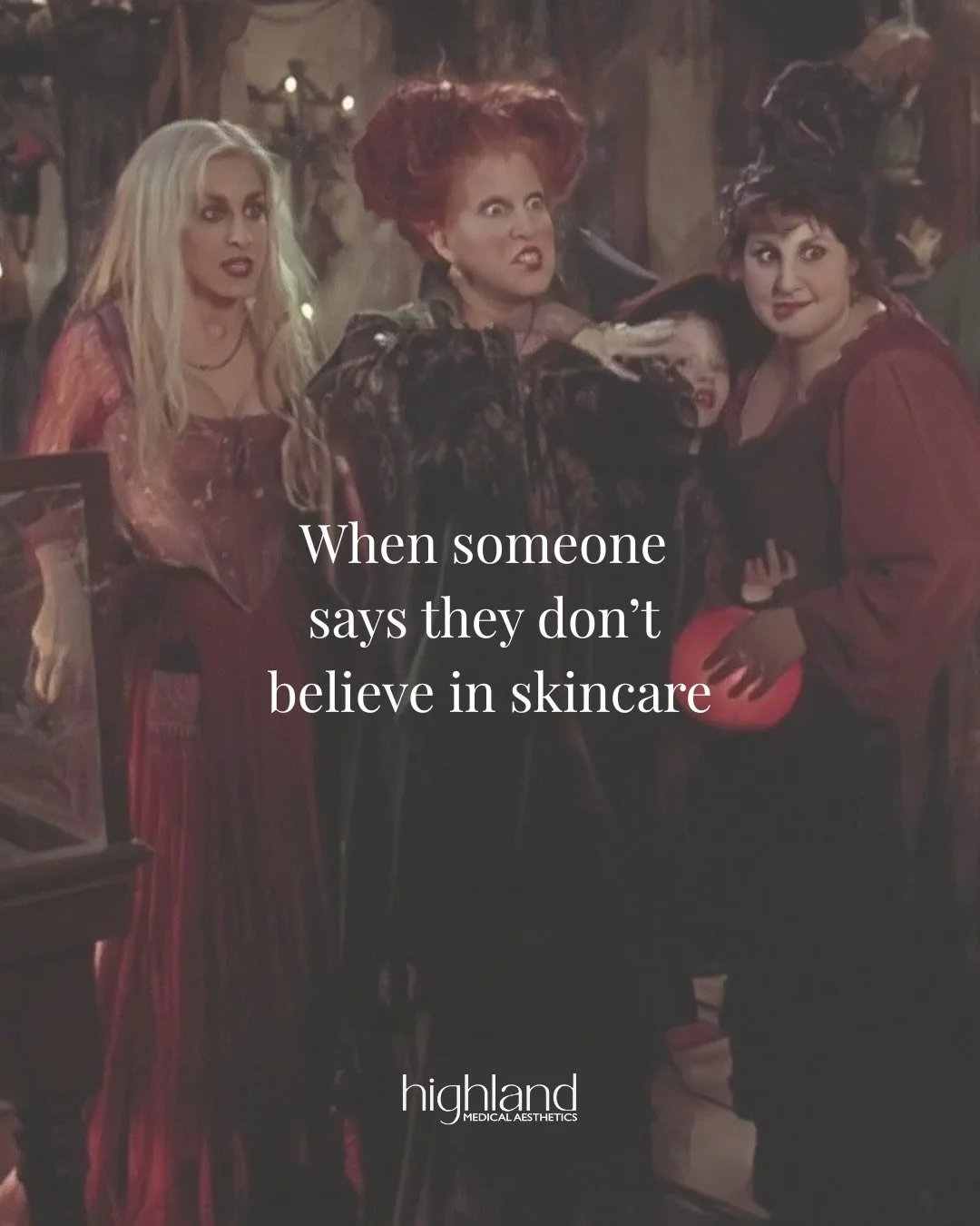 POV: your skincare routine is basically a bunch of hocus pocus ✨🔮

A little exfoliation, a custom potion from your esthetician, a treatment plan from your favorite providers, and SPF EVERY. SINGLE. DAY. 🧙&zwj;♀️

No spells required&mdash;just consi