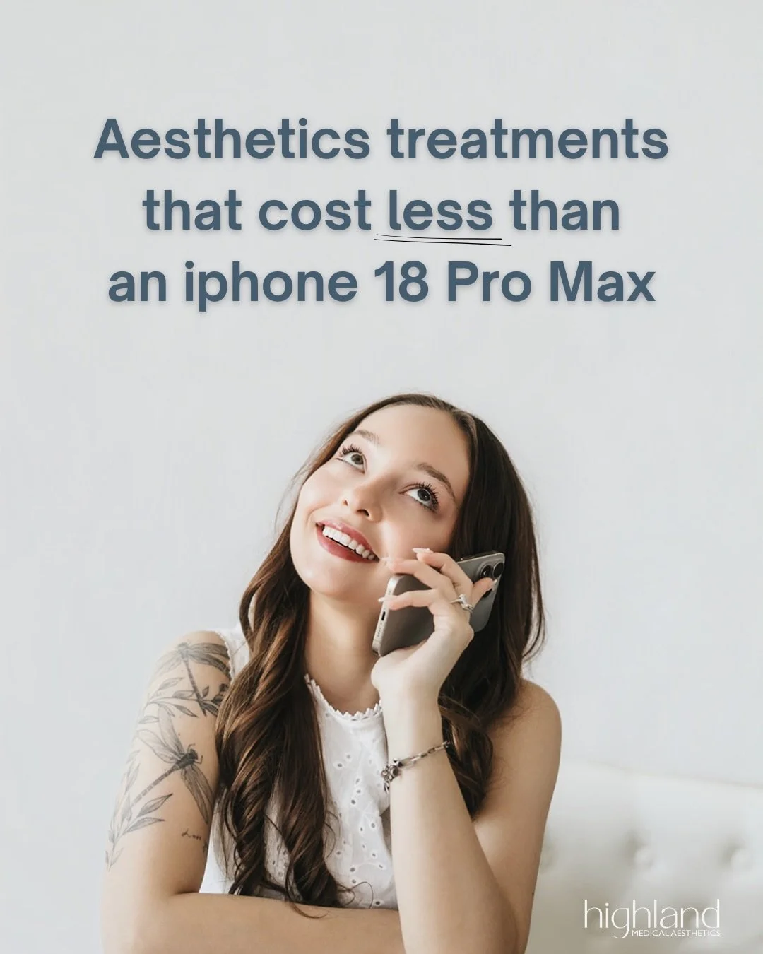 Your iPhone will be outdated eventually&hellip; your collagen investment doesn&rsquo;t have to be. 😉📱✨

For less than the cost of an iPhone 18 Pro Max, you could invest in treatments that actually work toward your long-term skin goals&mdash;whether