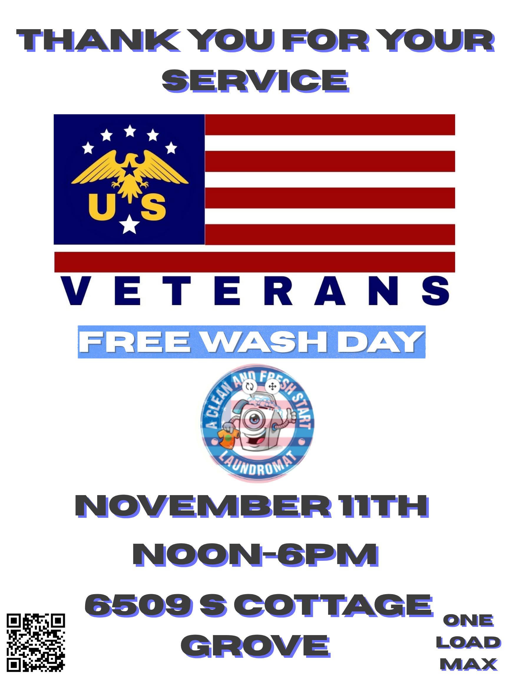 A Clean and Fresh Start Veterans Day Wash 