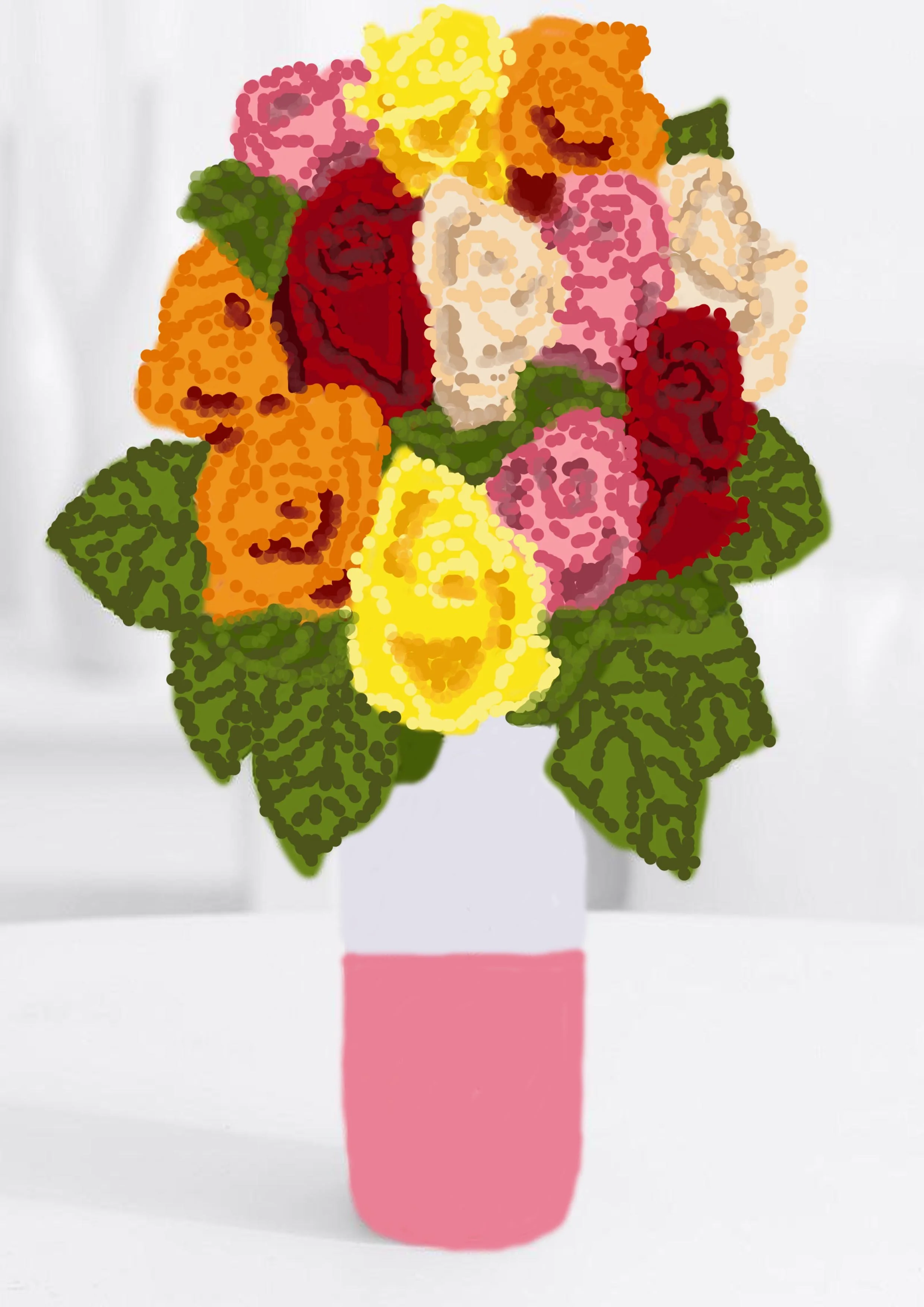 Impressionism flower